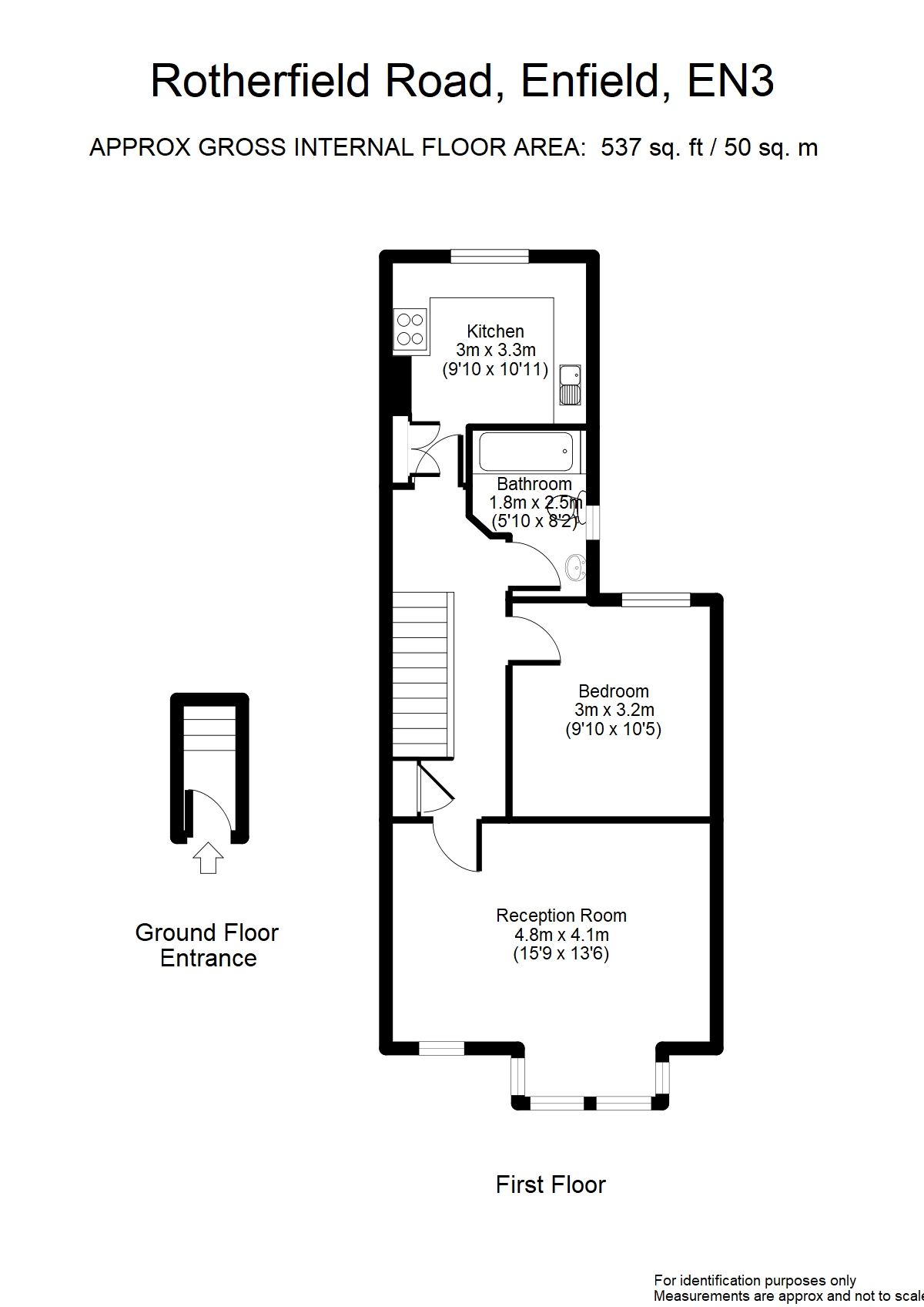1 bed flat for sale in Rotherfield Road, Enfield EN3 Zoopla