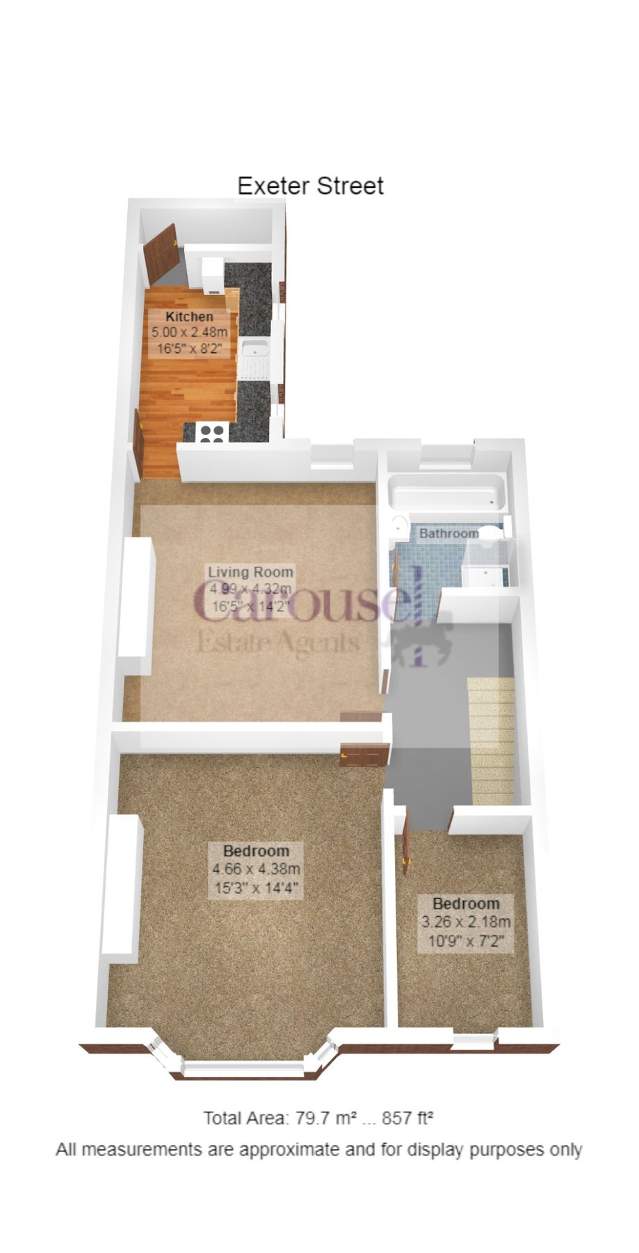 2 bed flat for sale in Exeter Street, Shipcote, Gateshead, Tyne & Wear