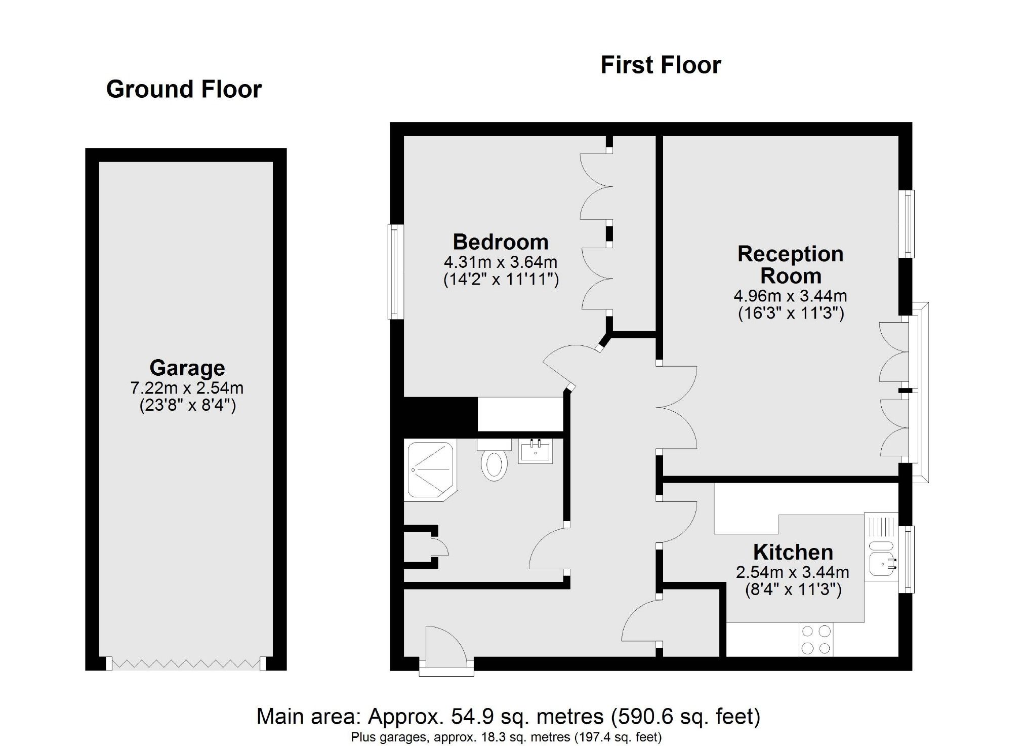 1 bed flat for sale in Denton Road, Twickenham TW1 Zoopla