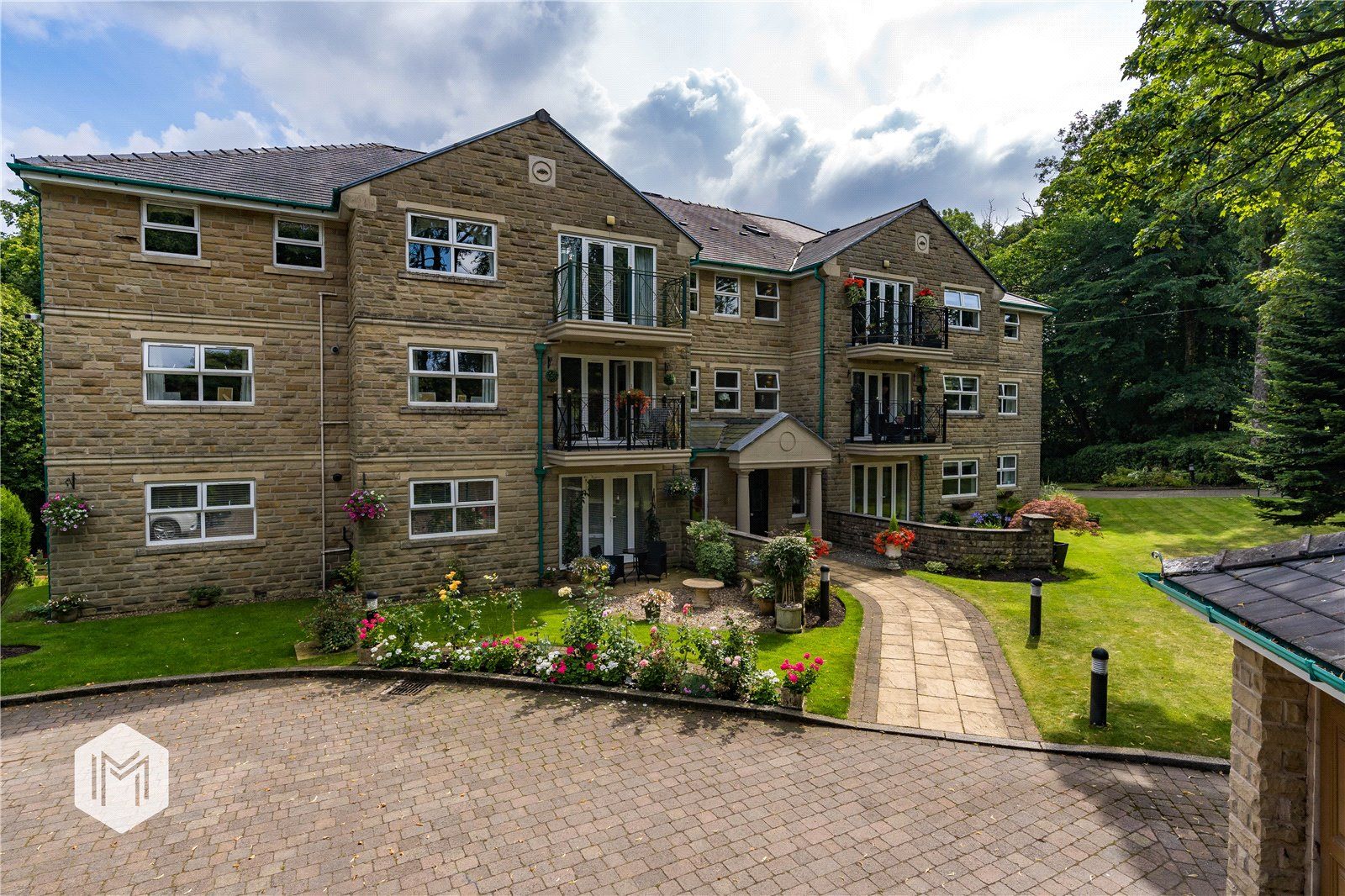 2 bed flat for sale in Grange Road, Bromley Cross, Bolton, Greater