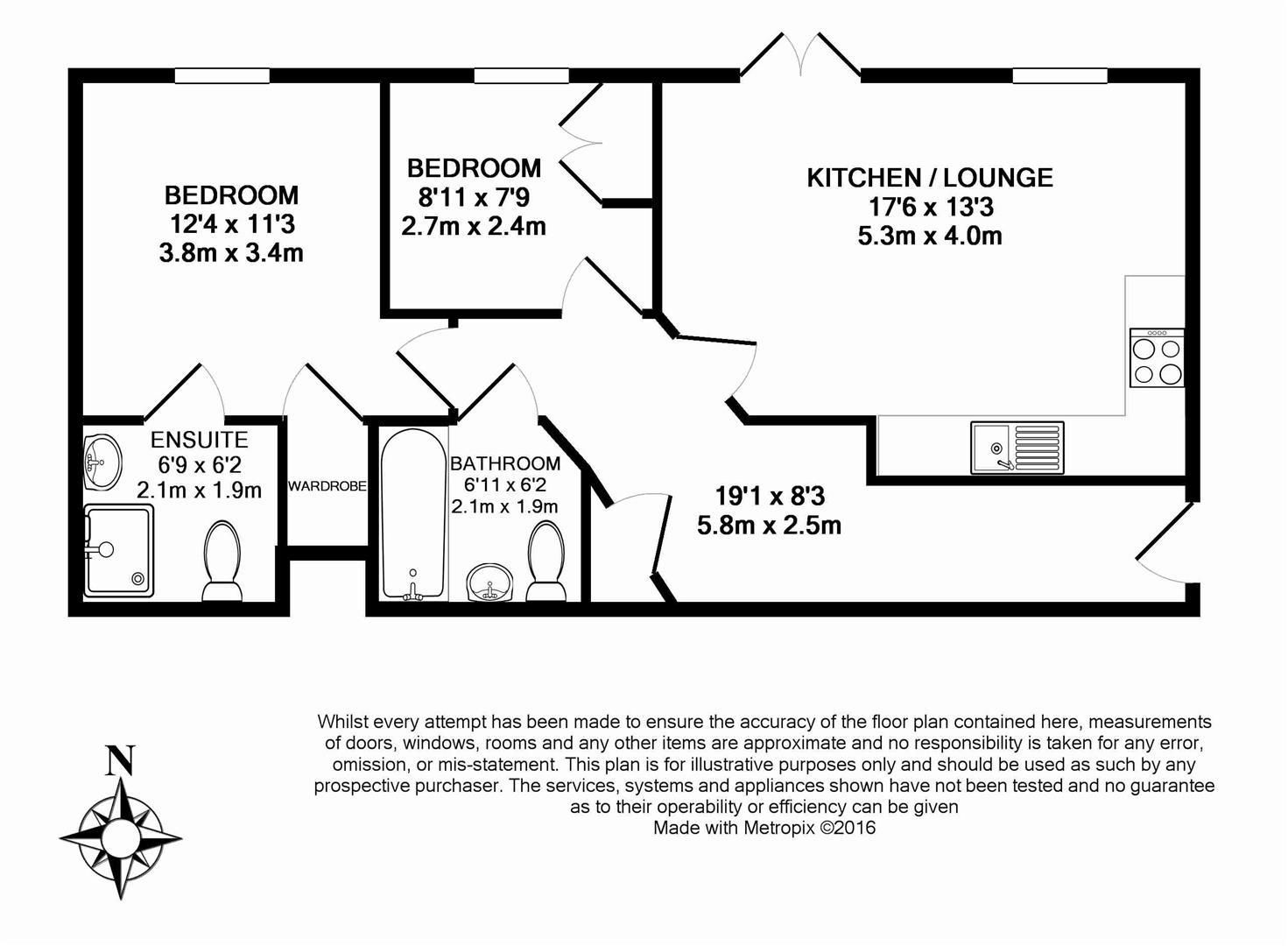 2 bed flat for sale in Lagentium Plaza, Glasshoughton, Castleford WF10