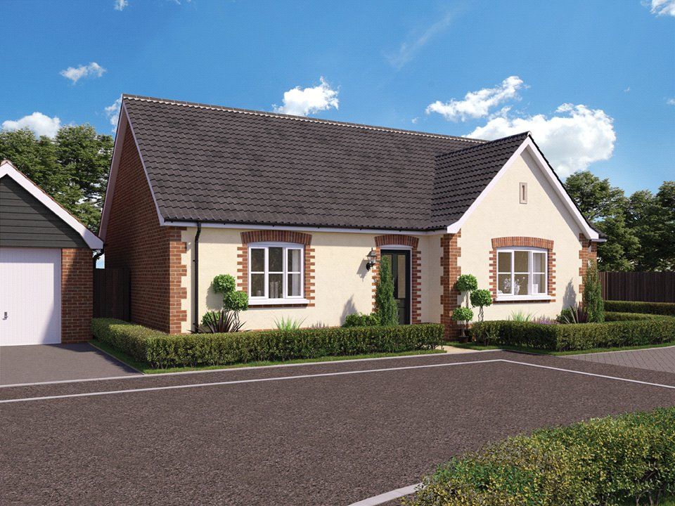 New home, 3 bed bungalow for sale in Off Dereham Road, Mattishall