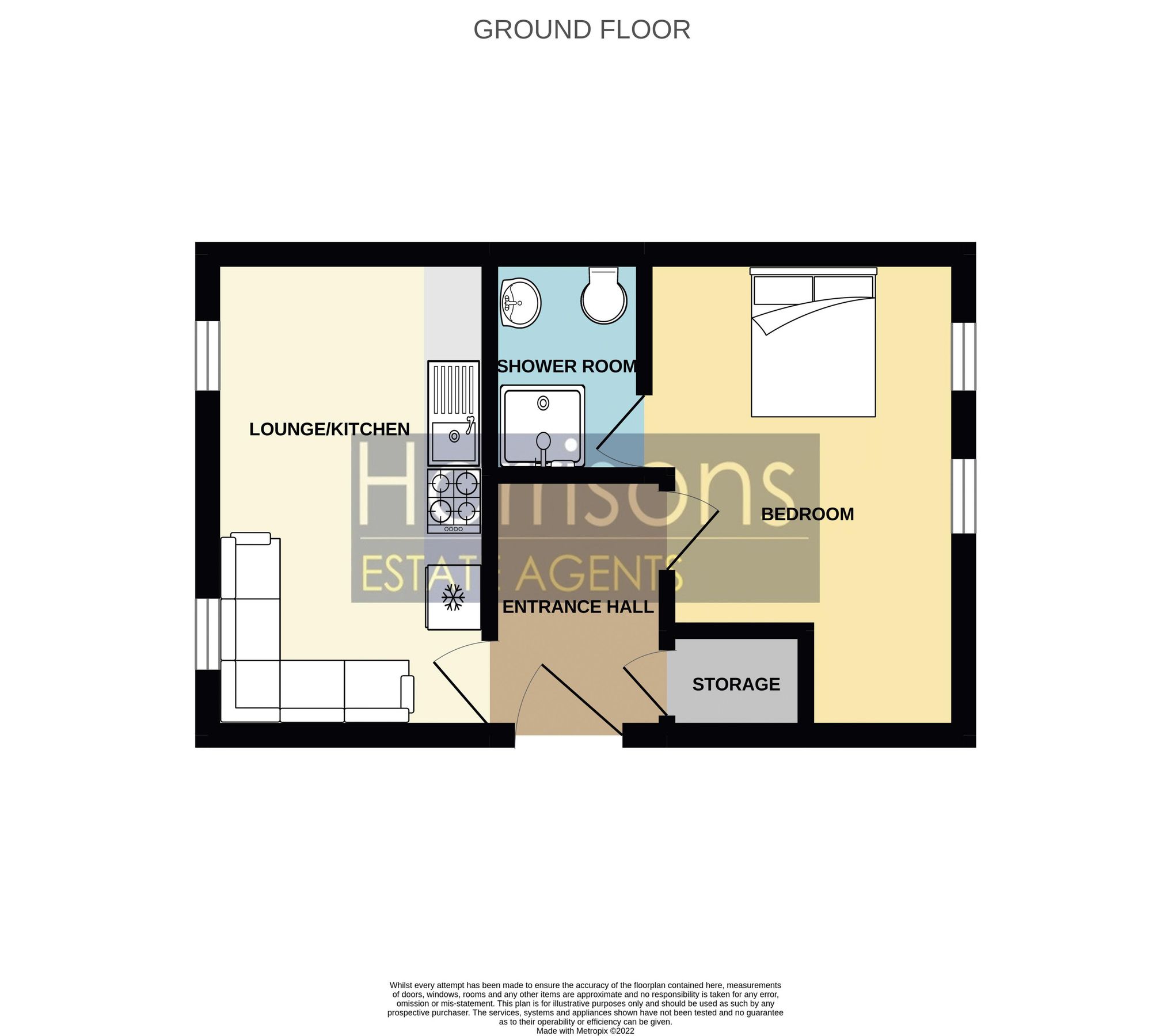 1 bed flat to rent in Hamble Croft, Stoneclough, Radcliffe, Manchester