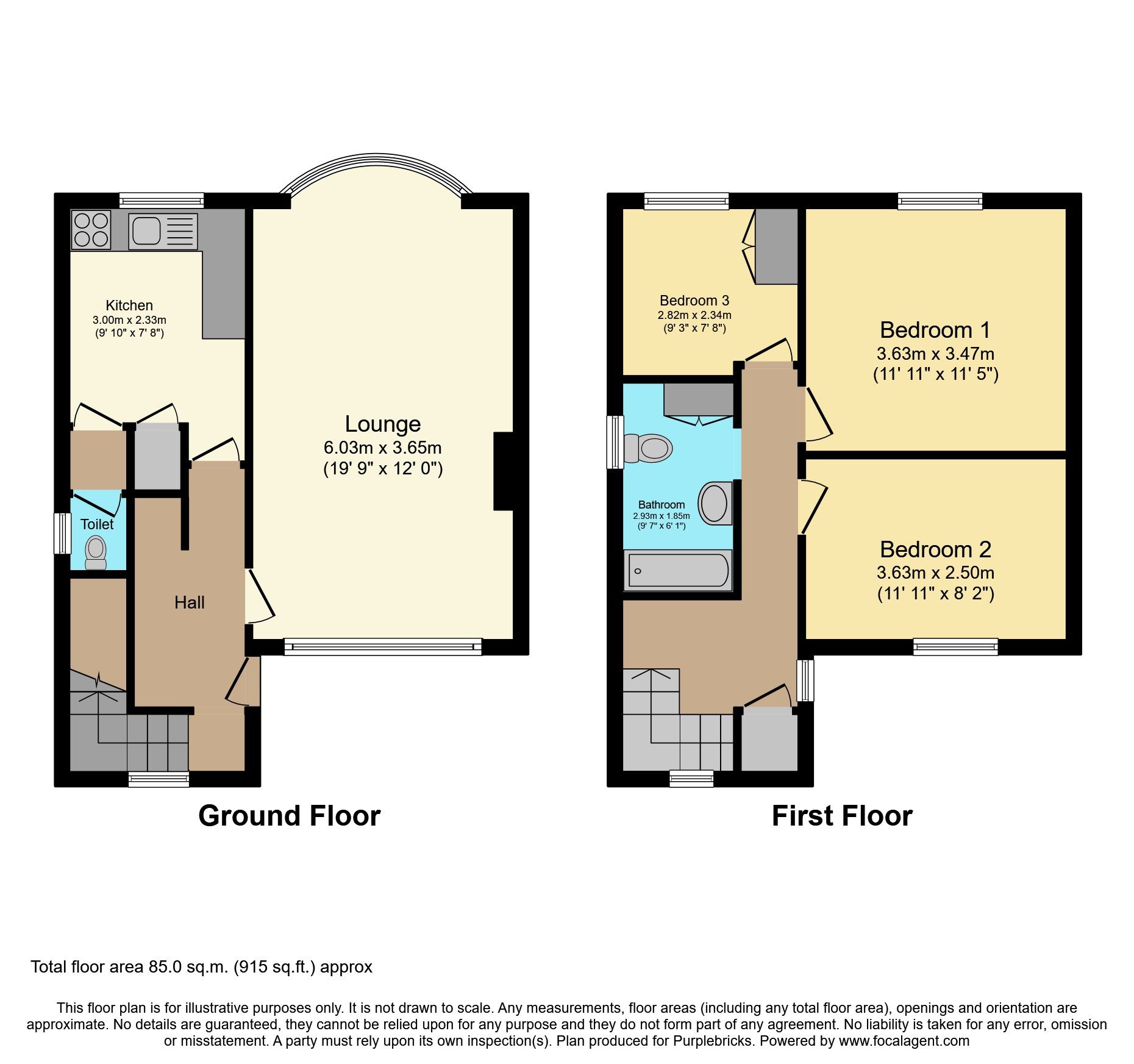 3 bed semidetached house for sale in Paxton Road, Tapton, Chesterfield