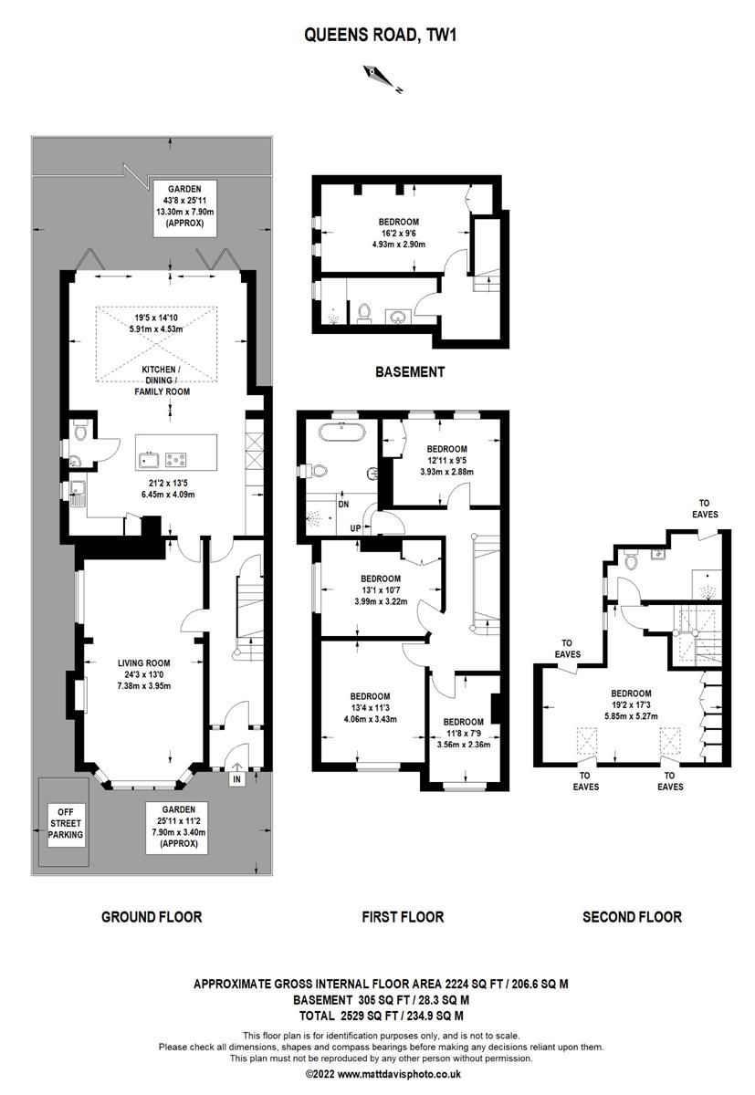 6 bed semidetached house for sale in Queens Road, Twickenham TW1 Zoopla