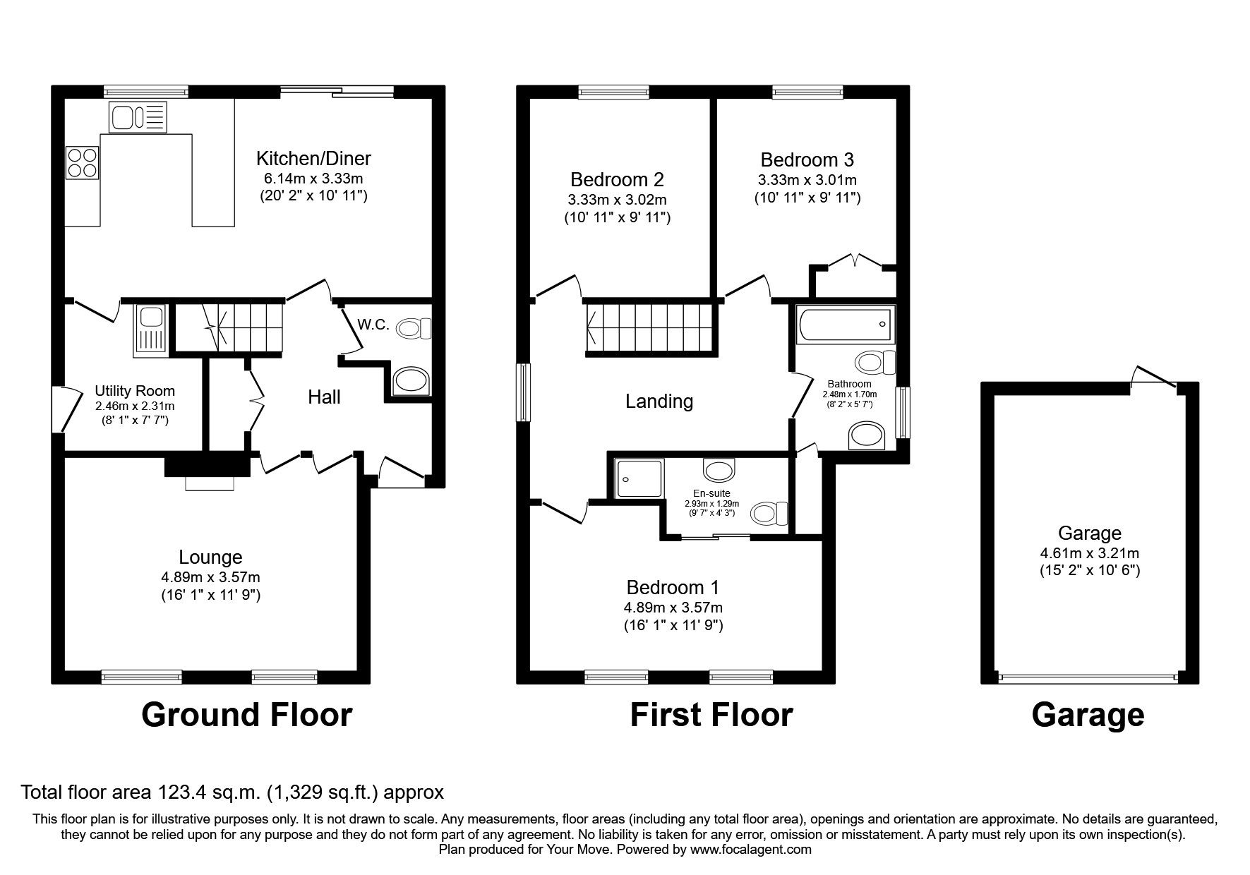 3 bed detached house for sale in Central Treviscoe, St. Austell