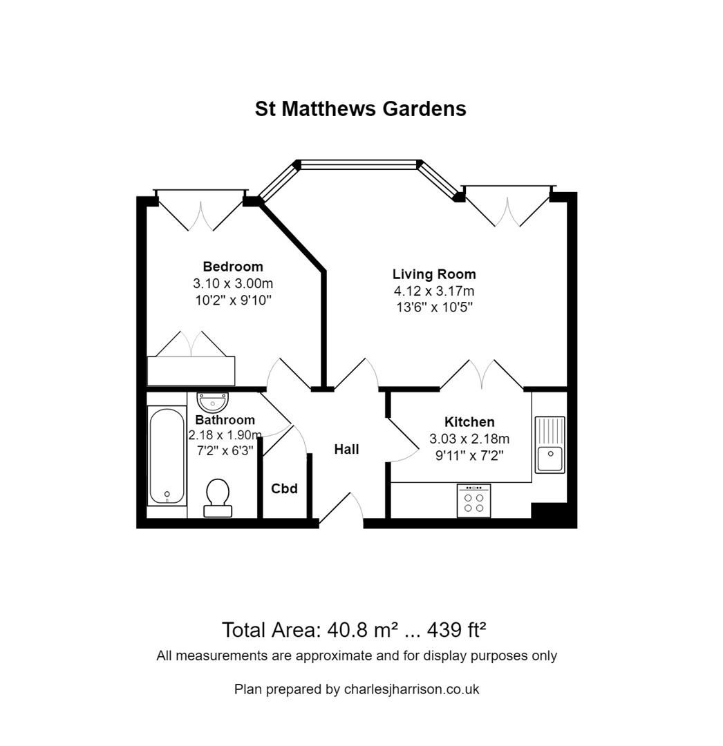 1 bed flat for sale in St. Matthews Gardens, Cambridge CB1 Zoopla