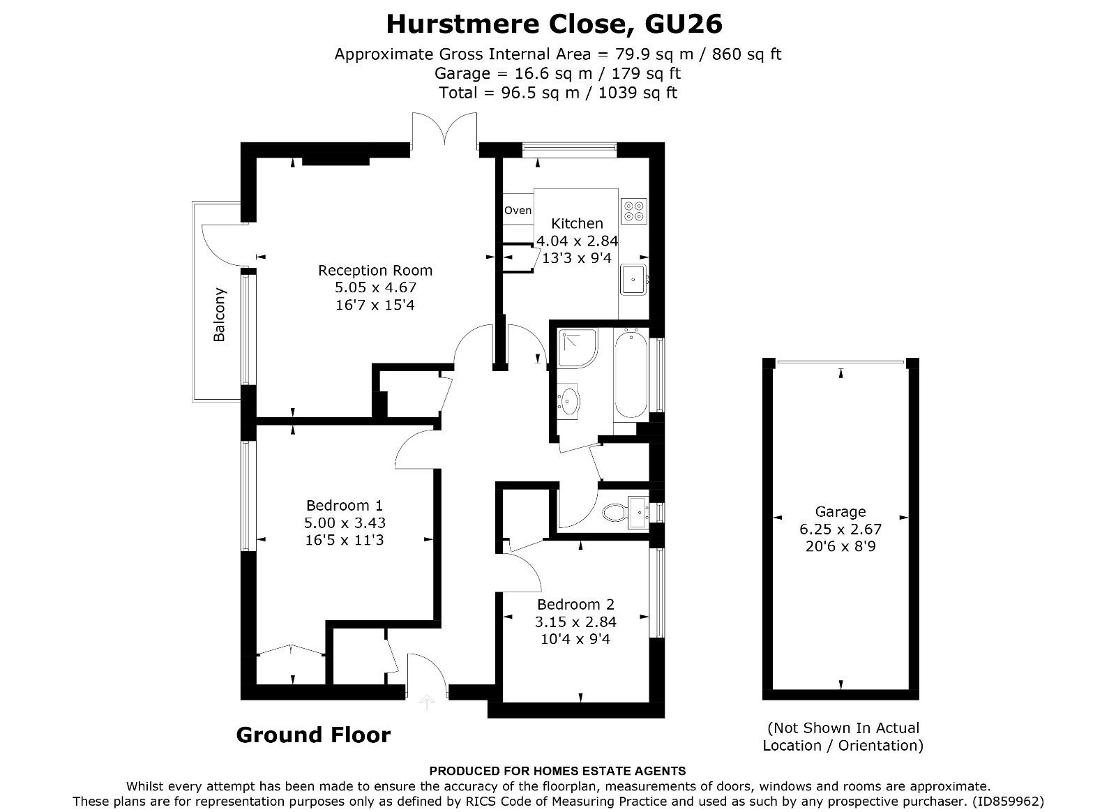 2 bed flat for sale in Hurstmere Close, Grayshott, Hindhead GU26 Zoopla