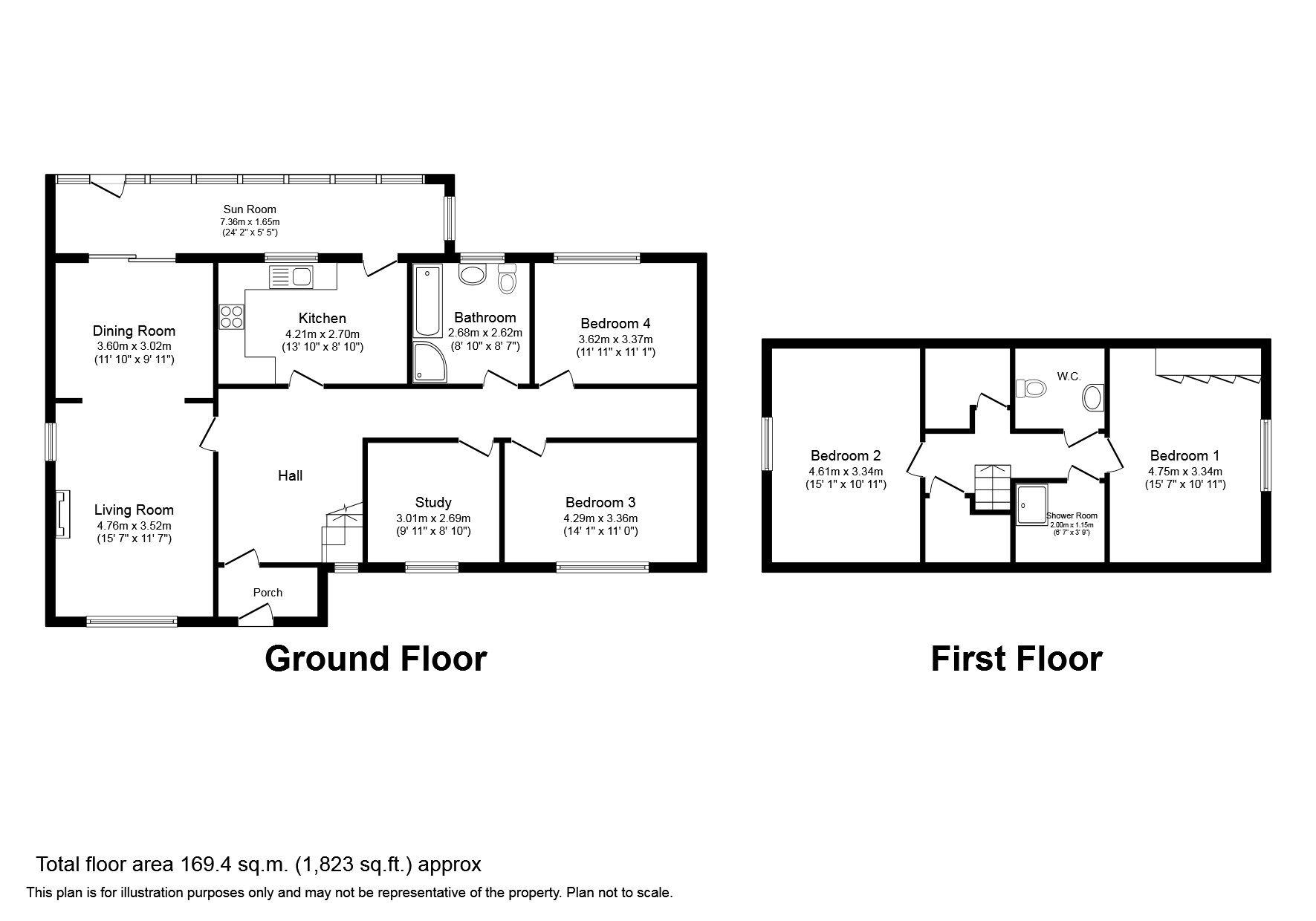 4 bed detached house for sale in Stryt Y Bydden, New Broughton, Wrexham