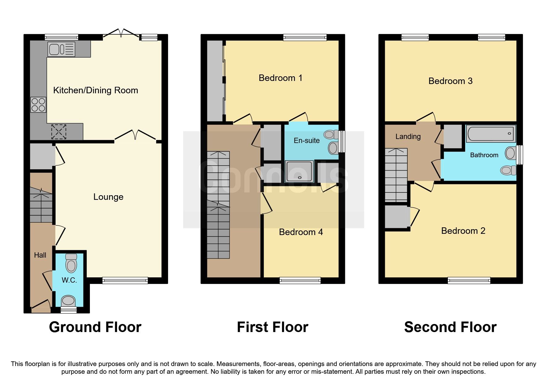 4 bed semidetached house for sale in Mendip Way, Great Ashby