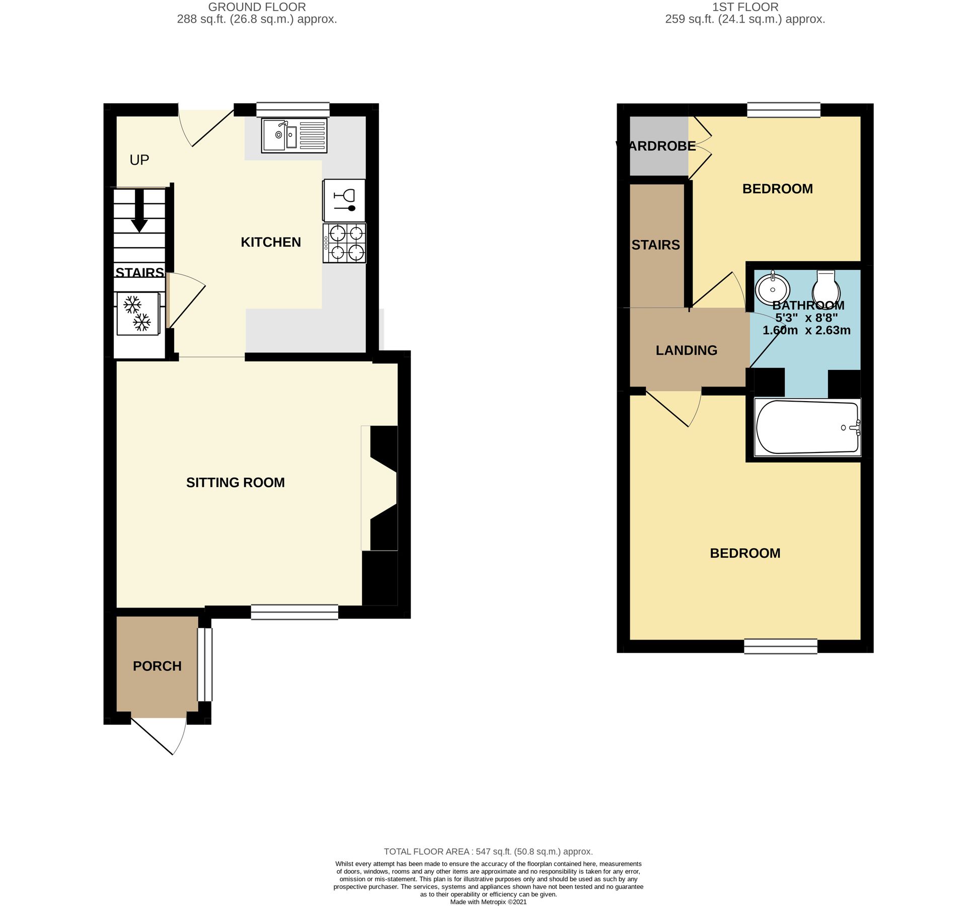 2 bed terraced house for sale in Station Road, St. Newlyn East, Newquay