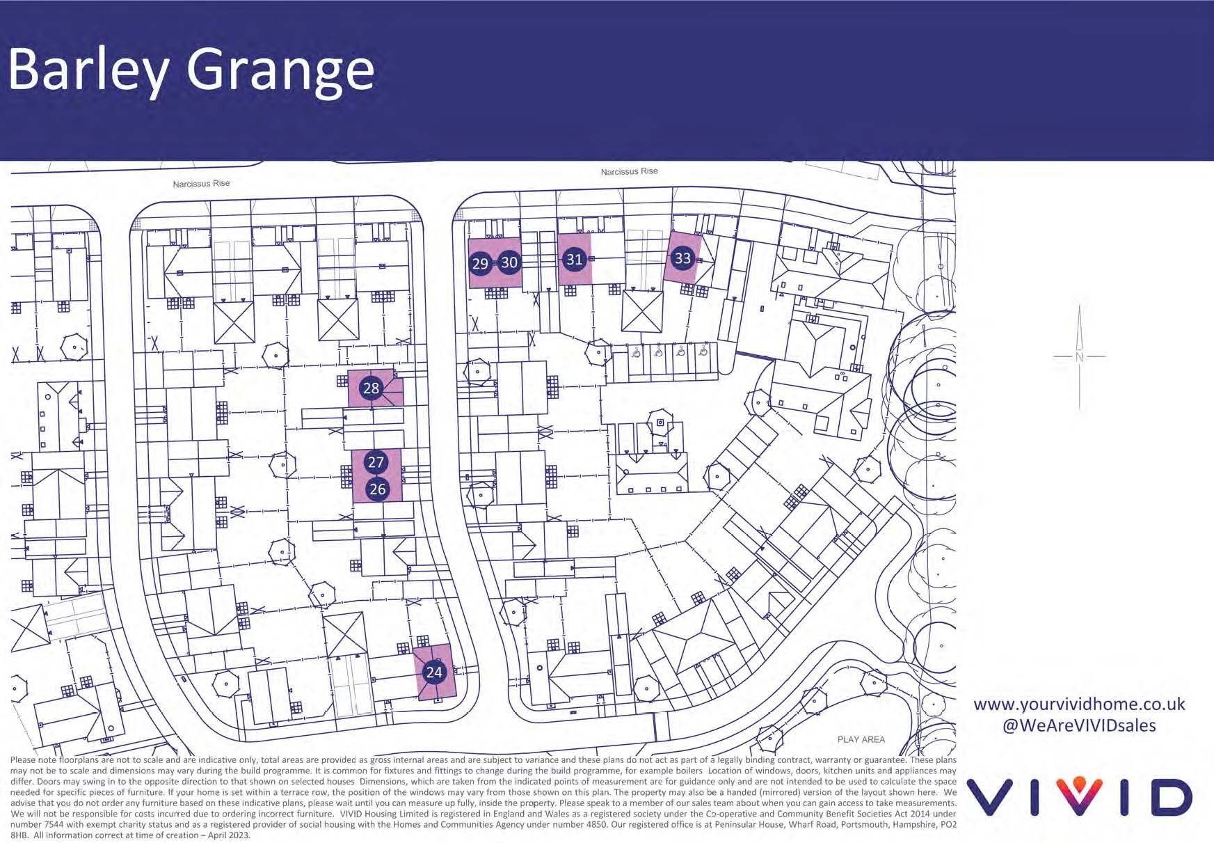 New home, 2 bed semidetached house for sale in Vivid Barley Grange