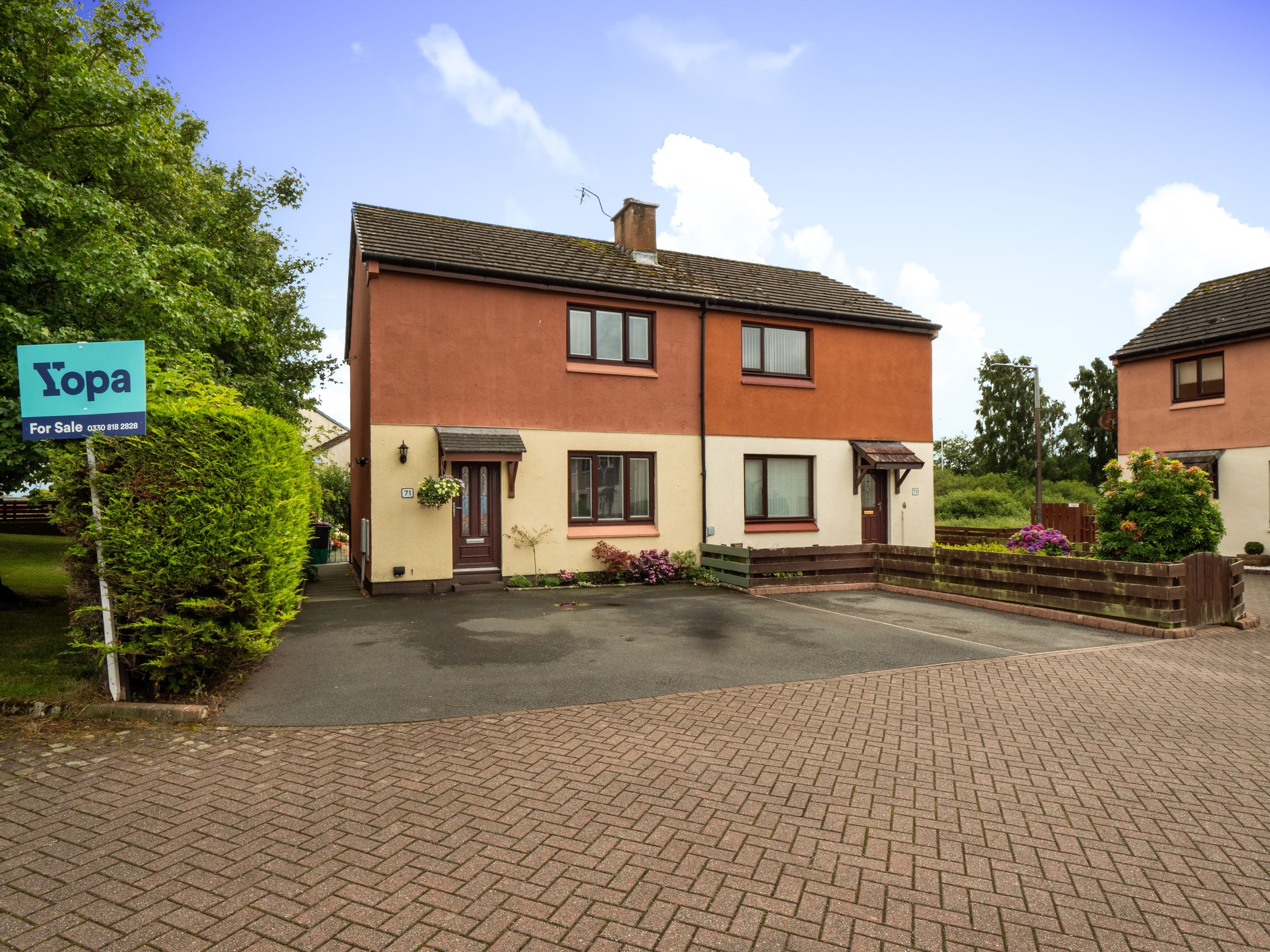 2 bed semidetached house for sale in St. Teresas Crescent, Dumfries