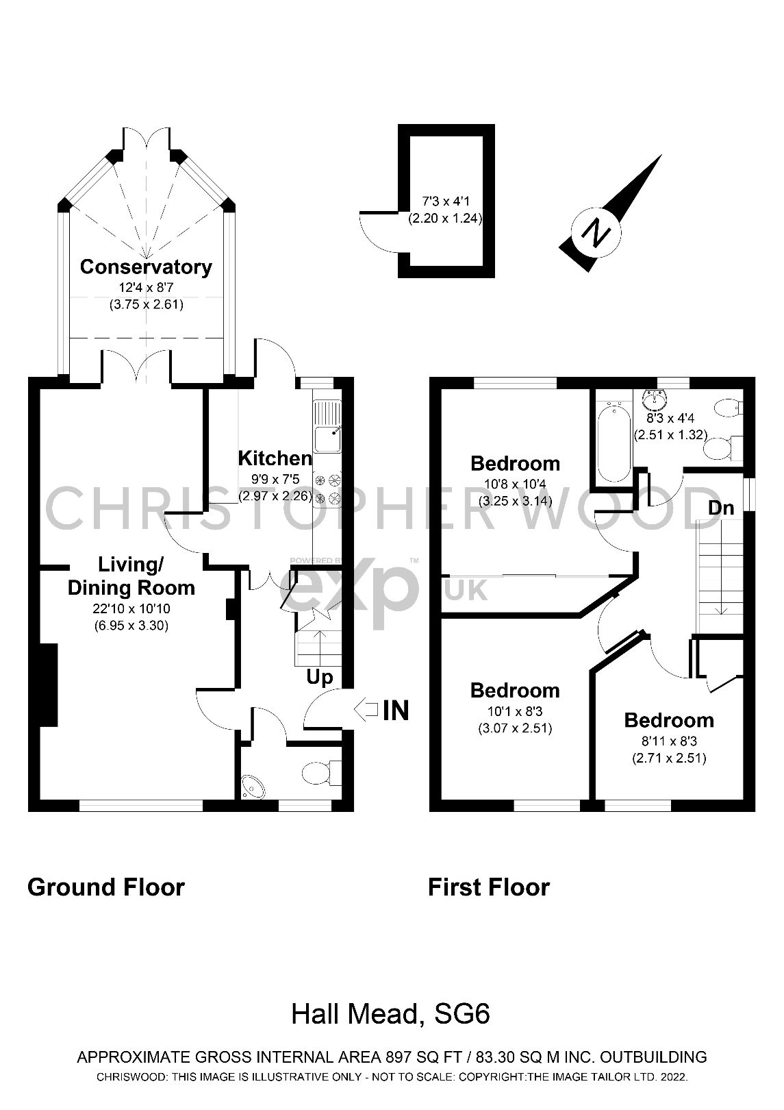 2 bed end terrace house for sale in Hall Mead, Letchworth Garden City