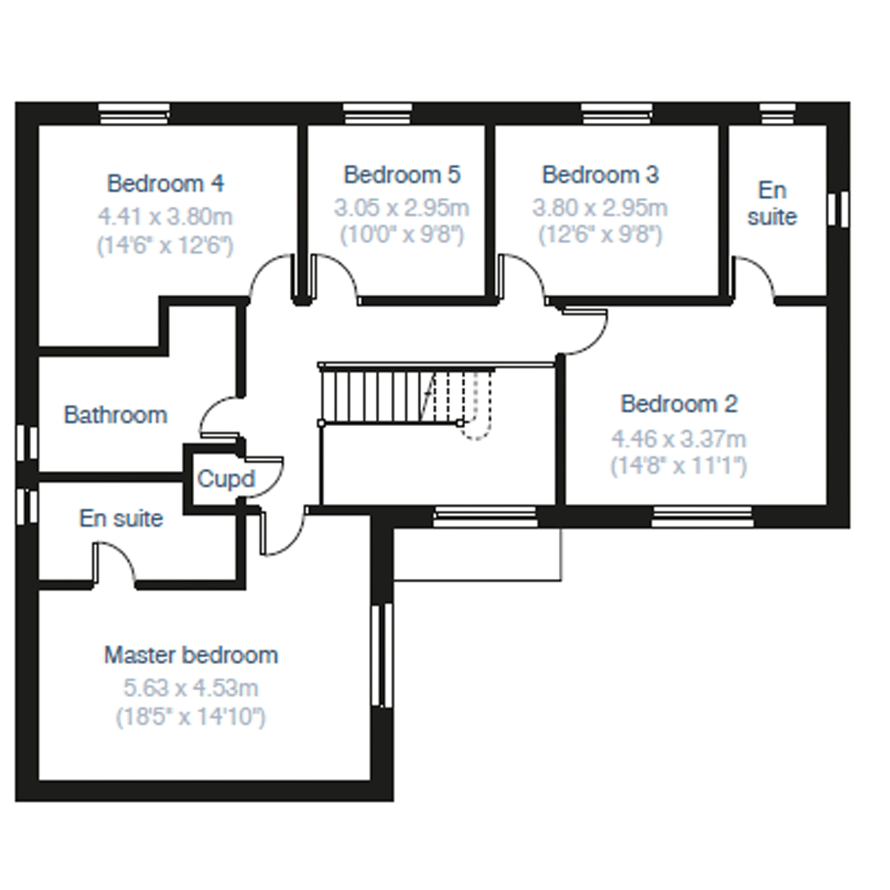 New home, 5 bed detached house for sale in "The Albermarle" at Sheppey
