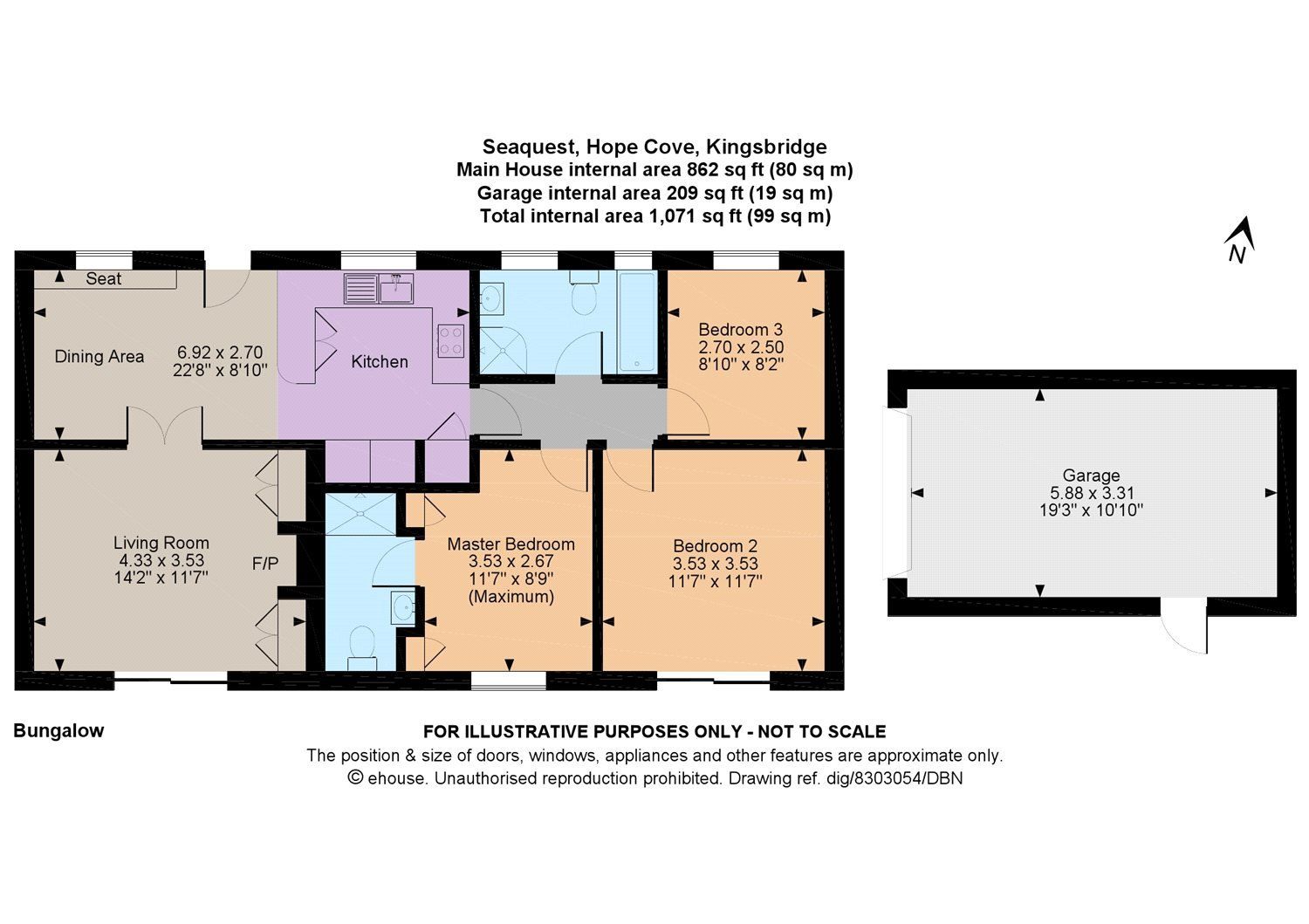 3 bed bungalow for sale in Hope Cove, Kingsbridge, Devon TQ7 Zoopla