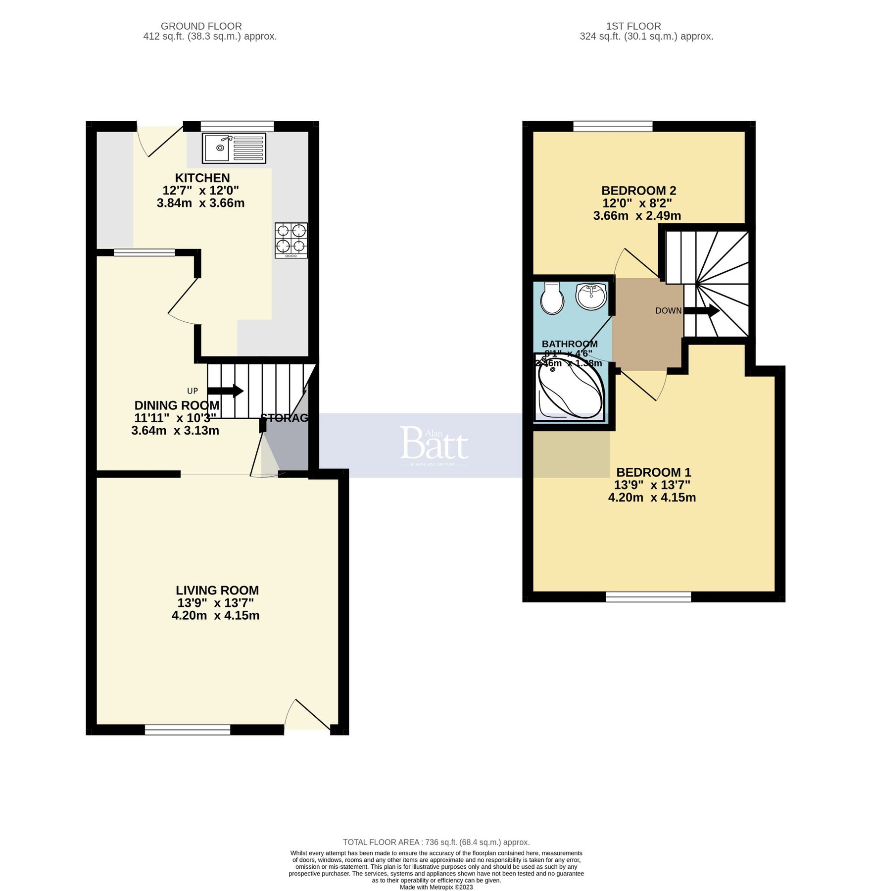 2 bed terraced house for sale in Church Street, Orrell, Wigan, Lancashire WN5 Zoopla