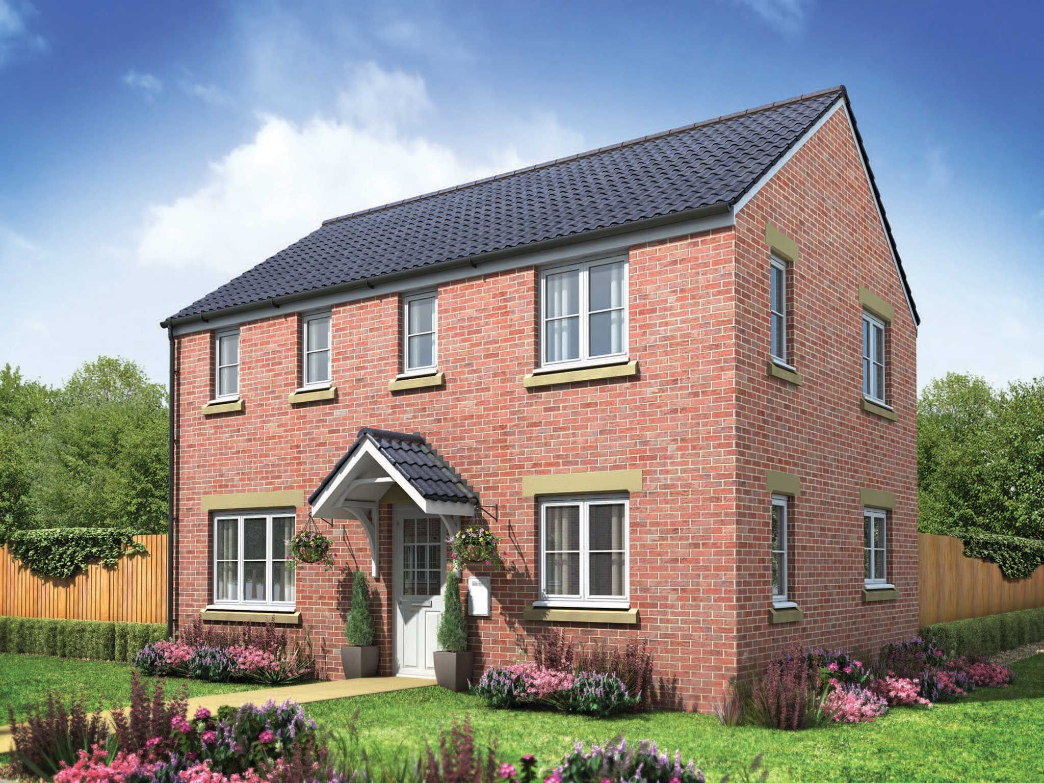 New home, 3 bed detached house for sale in "The Clayton Corner" at