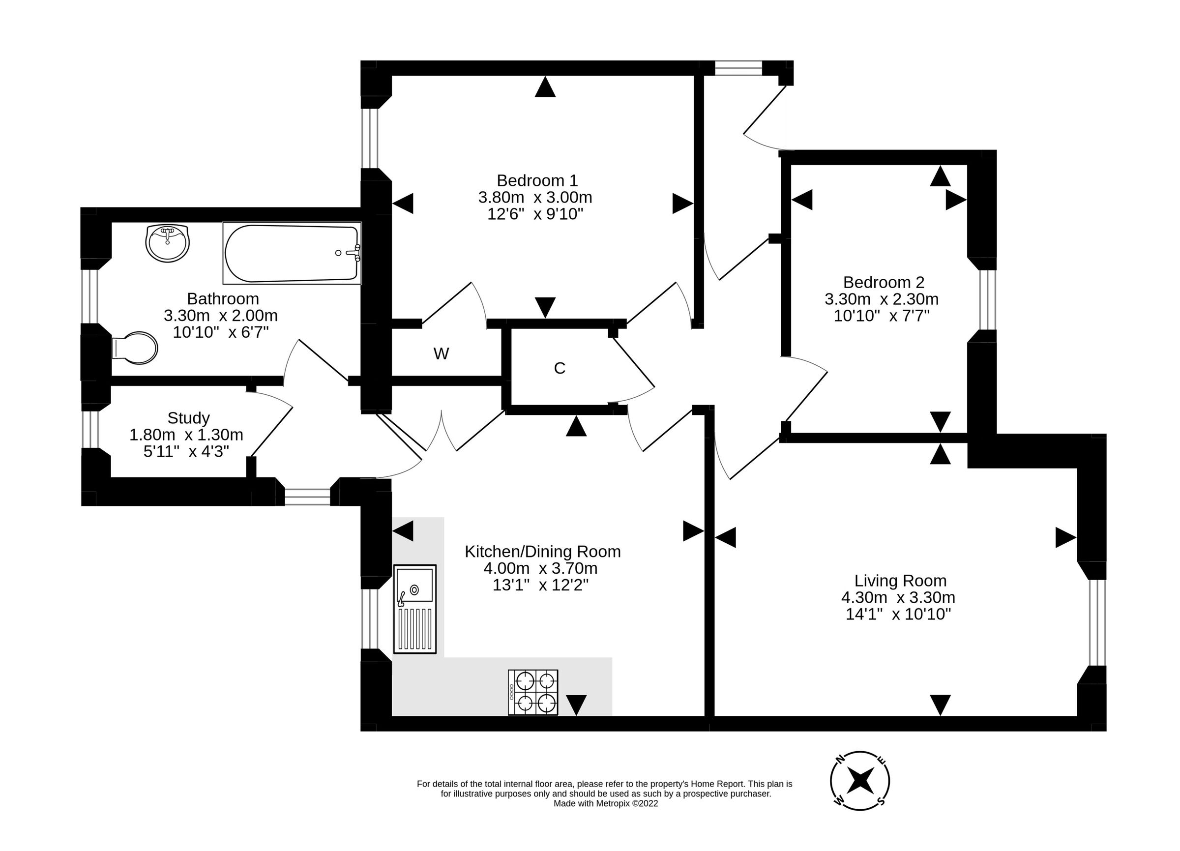 2 bed flat for sale in 4 Westerhaugh, Auchendinny, Penicuik EH26 Zoopla