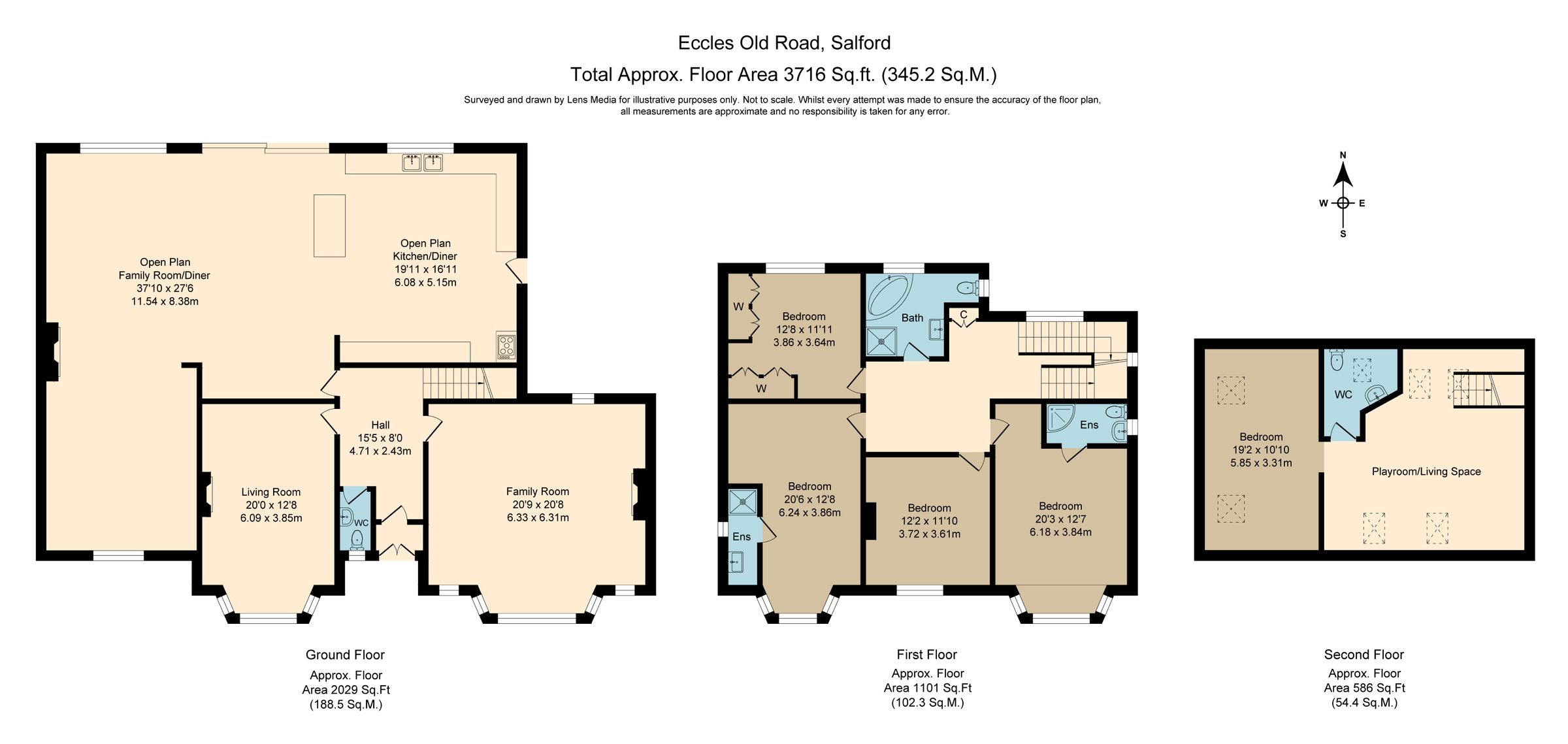 5 bed detached house for sale in Eccles Old Road, Salford, Greater