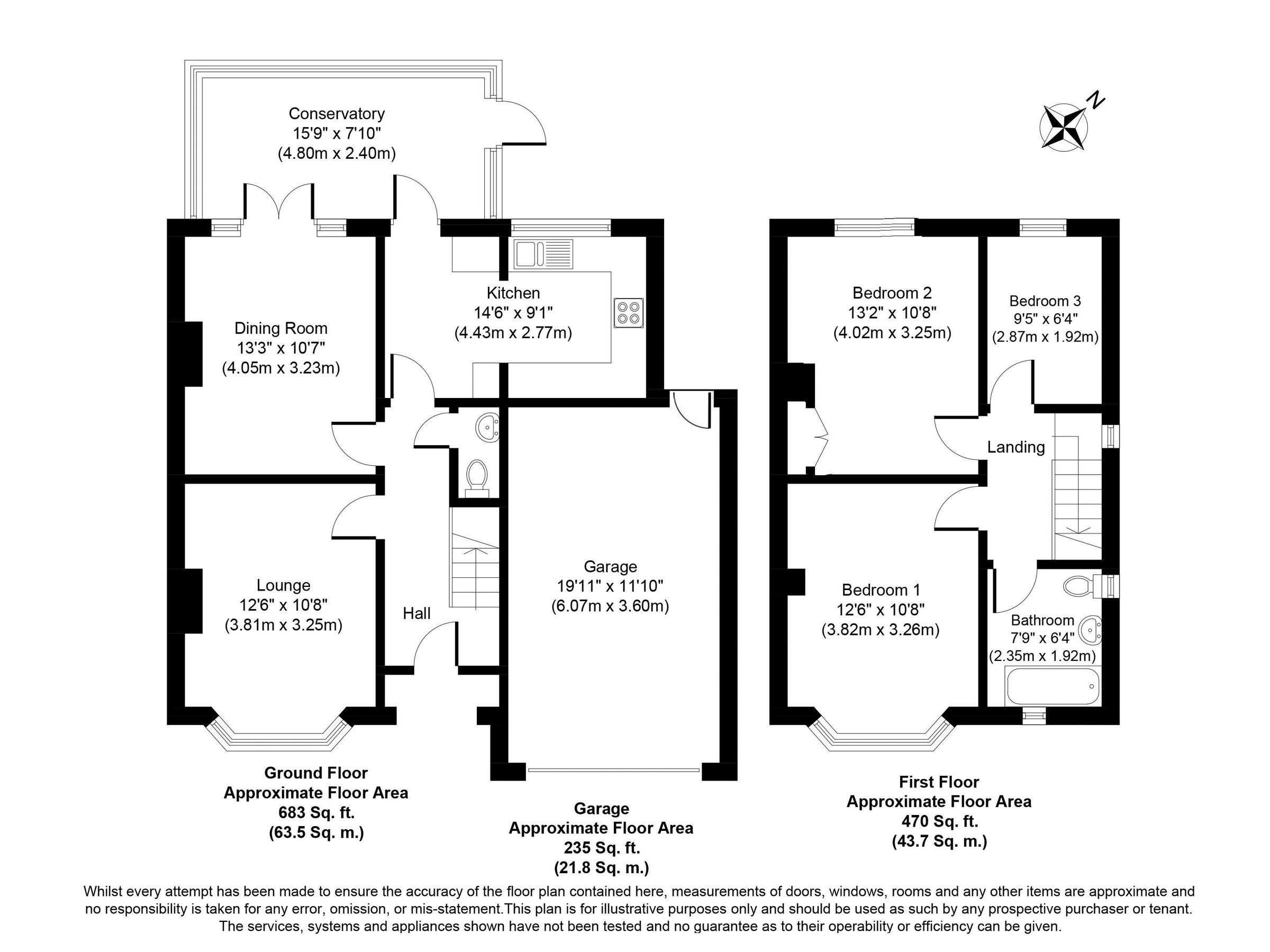 3 bed semidetached house for sale in Three Mile Lane, New Costessey