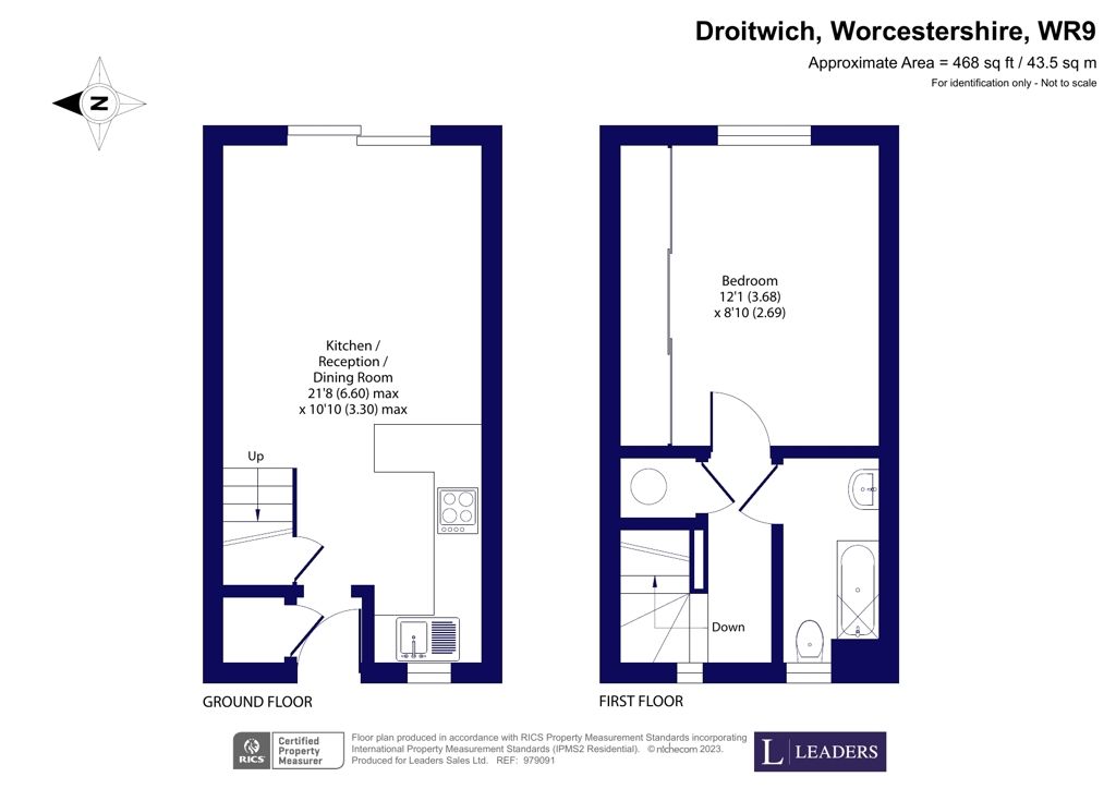 1 bed terraced house for sale in Meadow Road, Droitwich, Worcestershire WR9 Zoopla