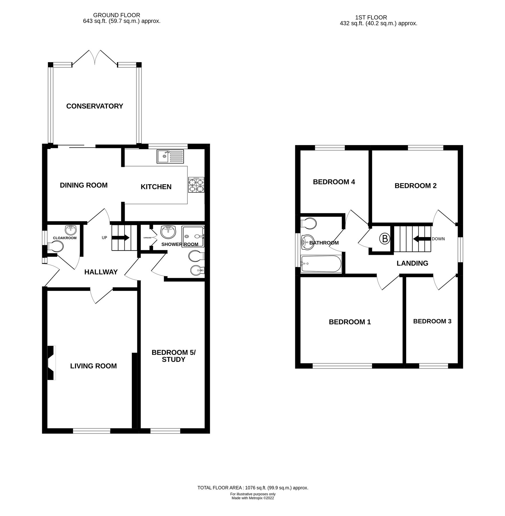 5 bed detached house for sale in Highfields Close, Stoke Gifford