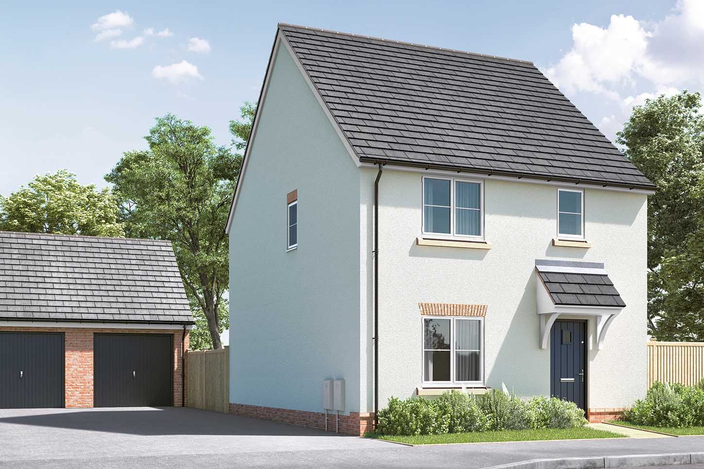 New home, 3 bed detached house for sale in "The Walton" at Pamington, Tewkesbury GL20 Zoopla