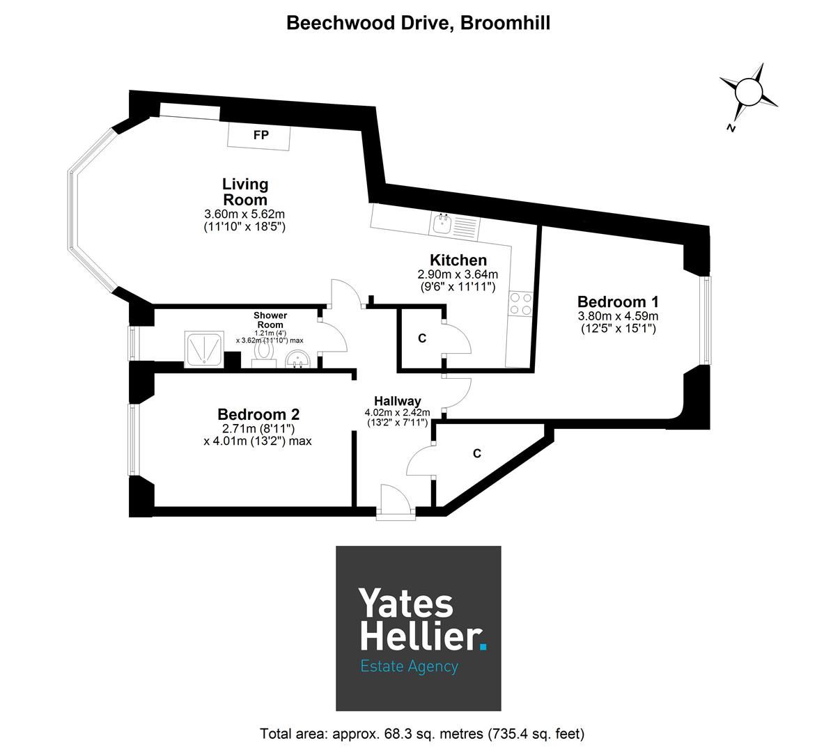 2 bed flat for sale in Beechwood Drive, Glasgow G11 Zoopla