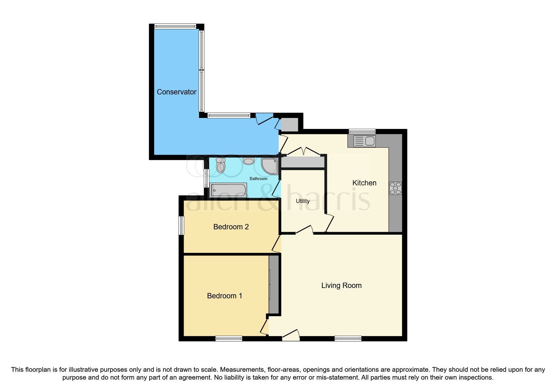 2 bed semidetached bungalow for sale in Knockavalley Cottages, Golf