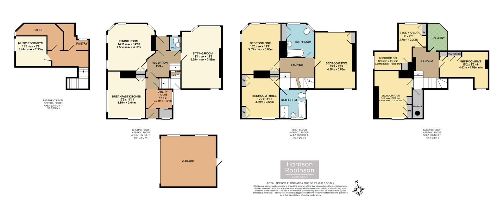 6 bed semidetached house for sale in Staveley, Grove Road, Ilkley LS29