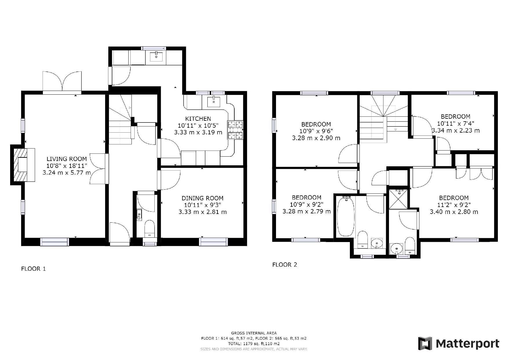 4 bed detached house for sale in Wood Lane, Park Farm, Ashford, Kent