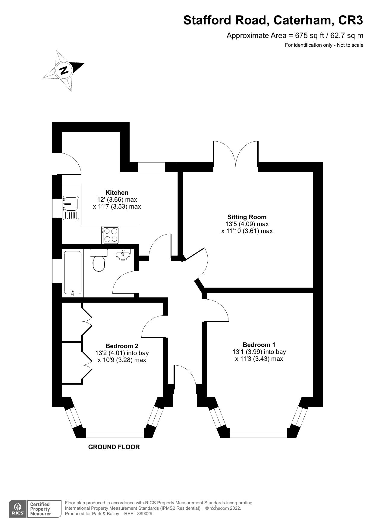 2 bed bungalow for sale in Stafford Road, Caterham, Surrey CR3 Zoopla