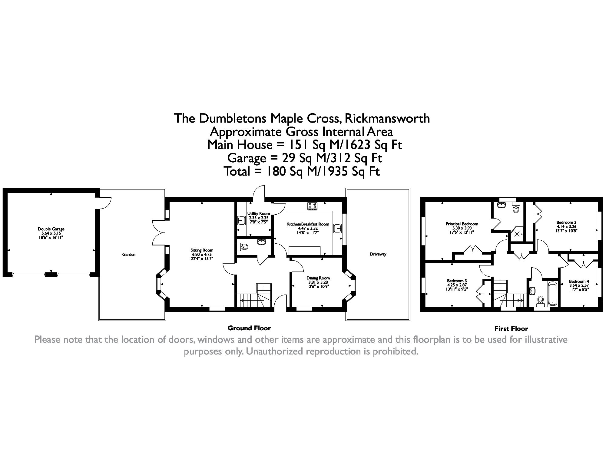 4 bed detached house for sale in The Dumbletons, Maple Cross