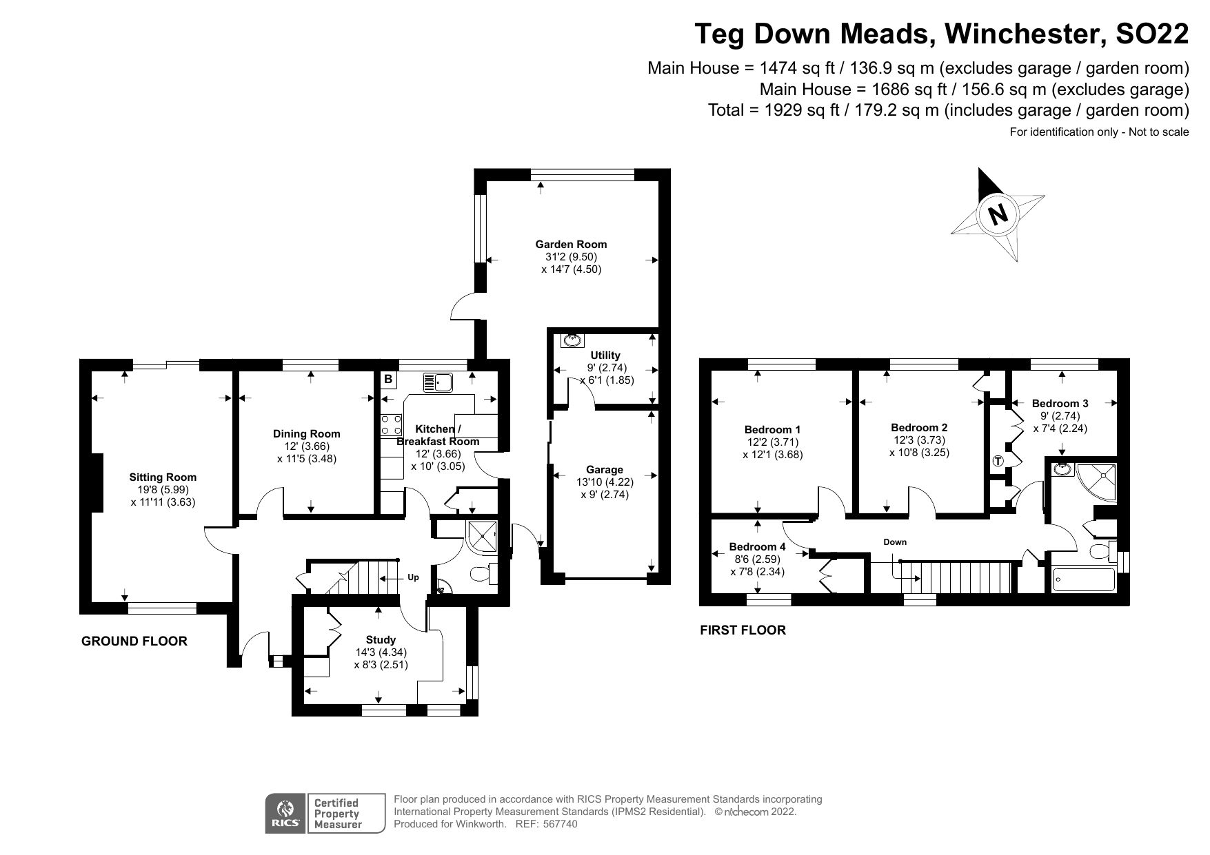 4 bed detached house for sale in Teg Down Meads, Winchester, Hampshire