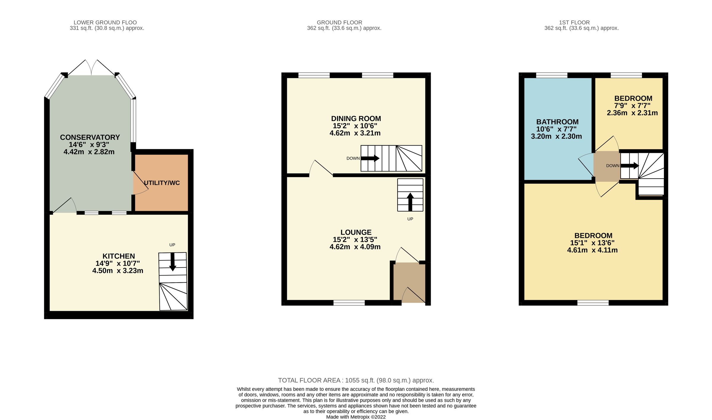 2 bed terraced house for sale in Preston Road, ClaytonLeWoods