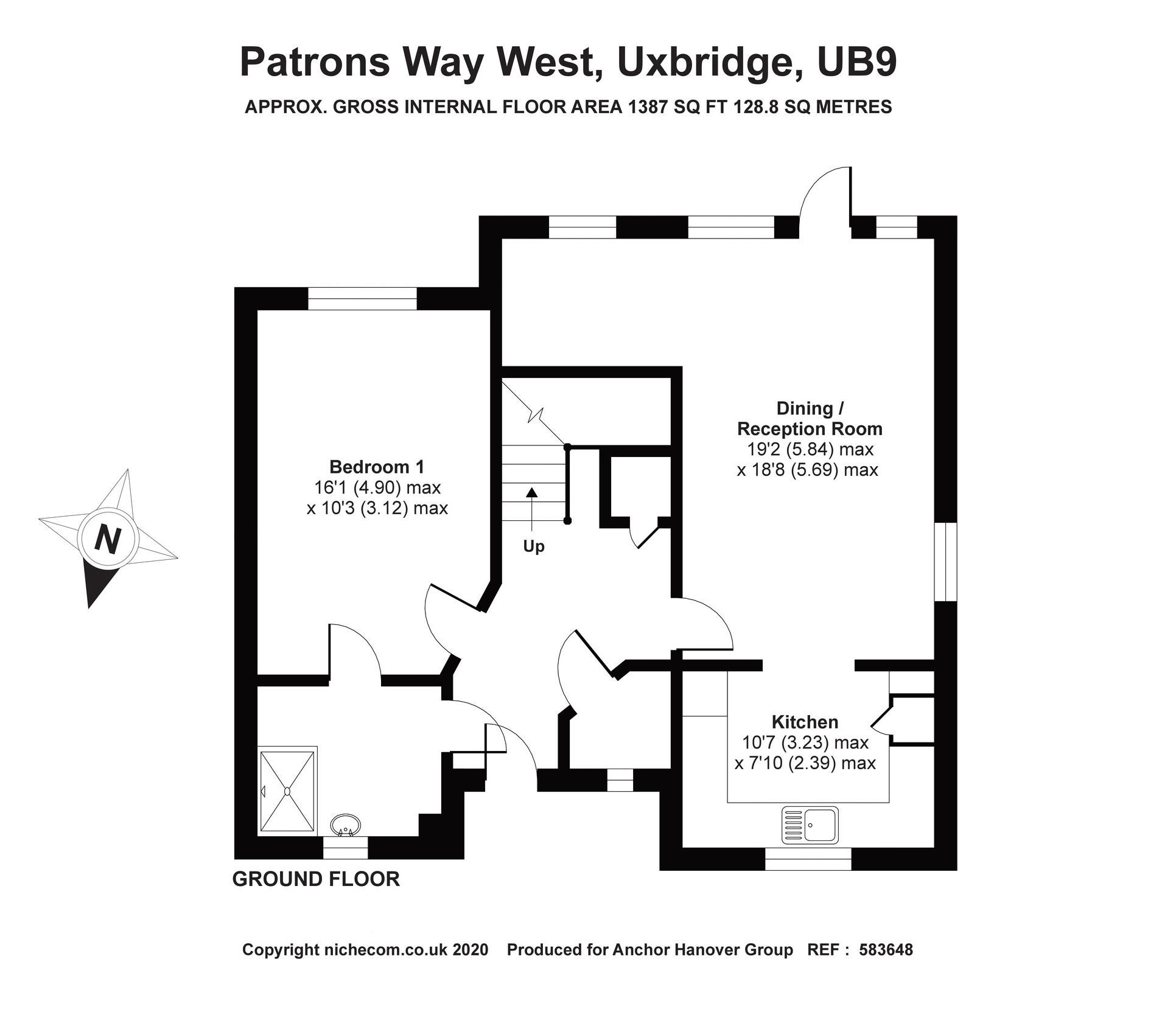 3 bed property for sale in Patrons Way West, Denham Garden Village