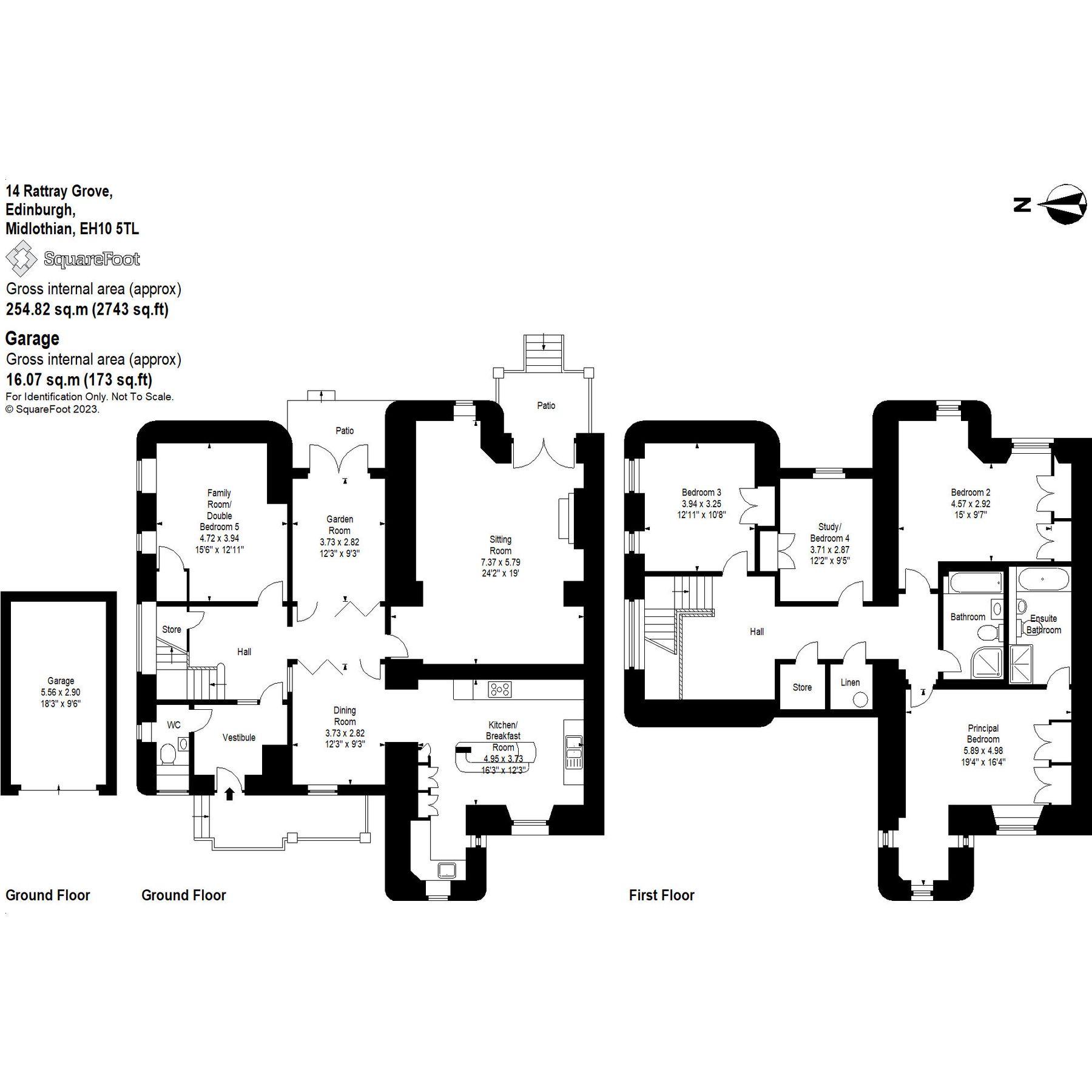 5 bed end terrace house for sale in 14 Rattray Grove, Greenbank