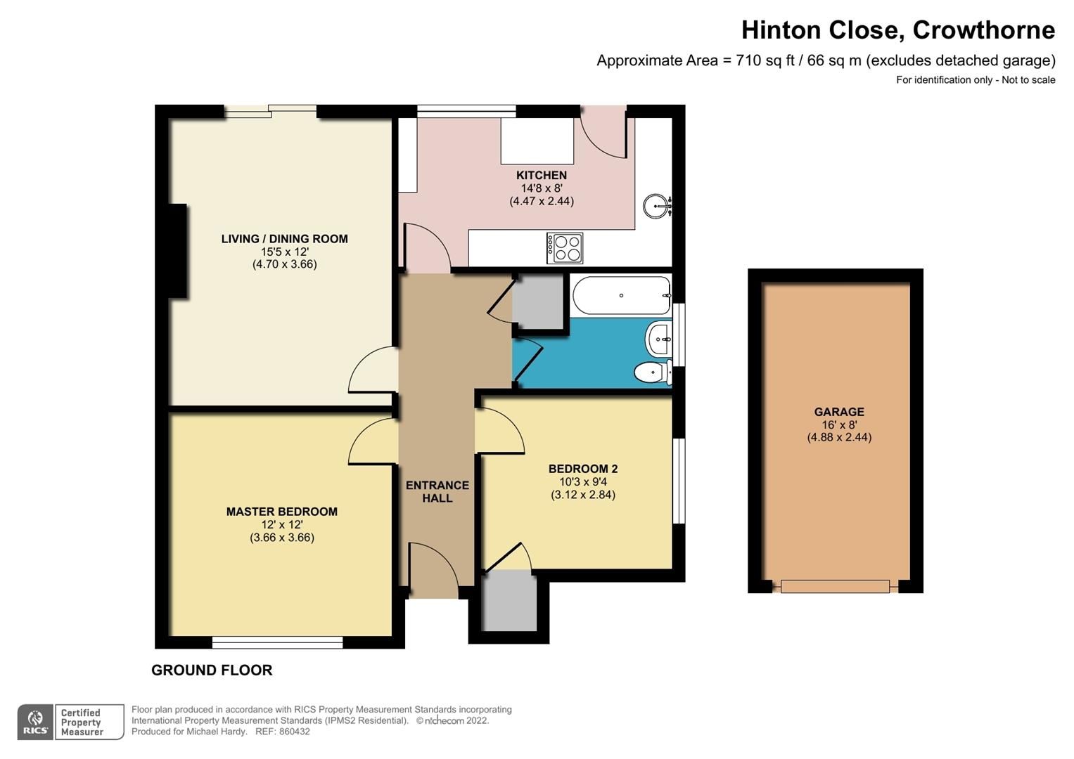 2 bed for sale in Hinton Close, Crowthorne RG45 Zoopla