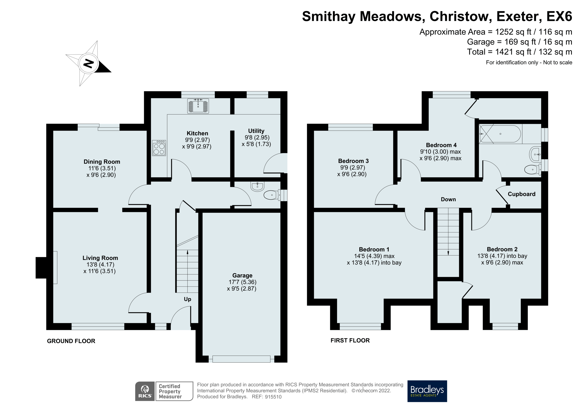 4 bed detached house for sale in Smithay Meadows, Christow, Exeter