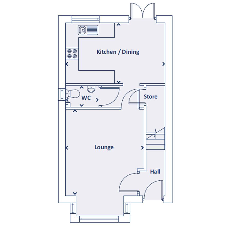New home, 4 bed property for sale in "The Lavender" at Arnold Lane