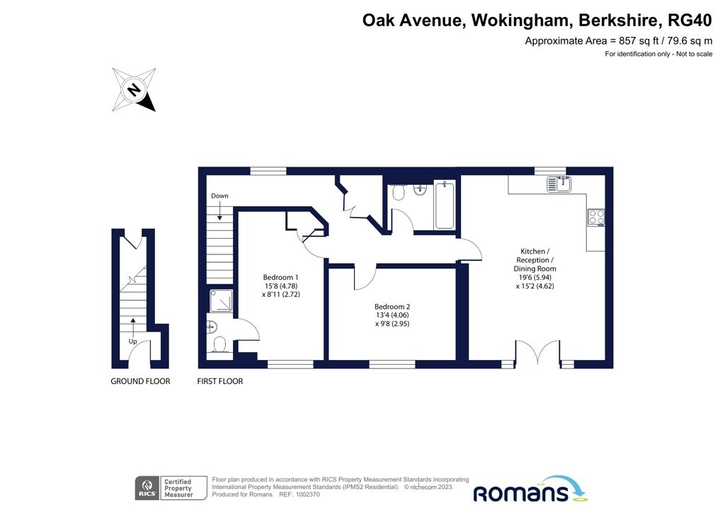 2 bed detached house for sale in Oak Avenue, Wokingham, Berkshire RG40