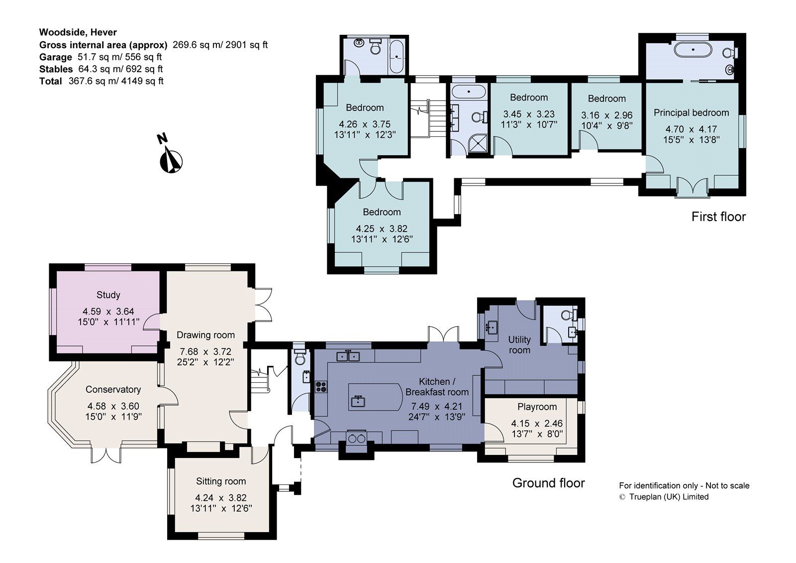 5 bed detached house for sale in Uckfield Lane, Hever, Edenbridge, Kent