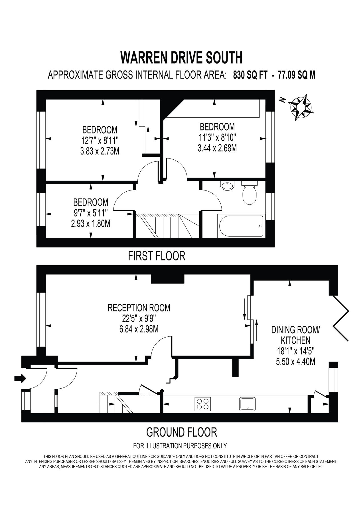 3 bed end terrace house for sale in Warren Drive South, Tolworth