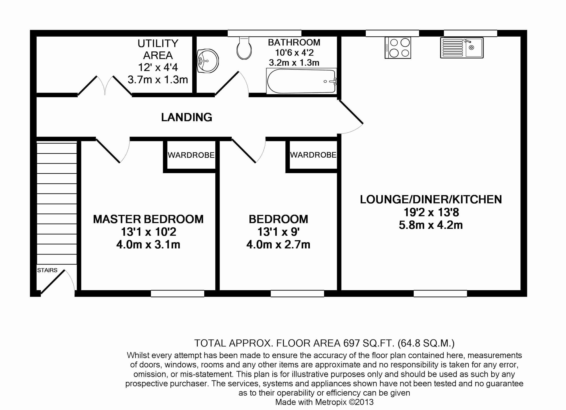 2 bed property to rent in Walker Close, Church Crookham, Fleet GU52