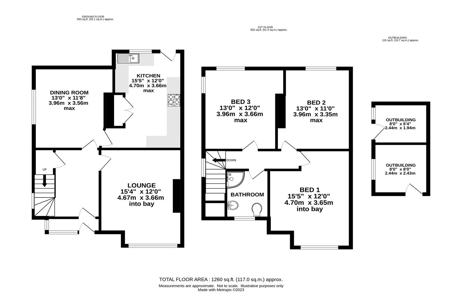 3 bed semidetached house for sale in Station Road, Dunham Massey