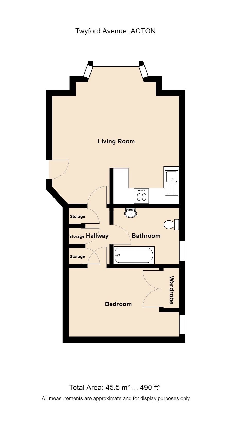 1 bed flat to rent in Twyford Avenue, London W3 Zoopla