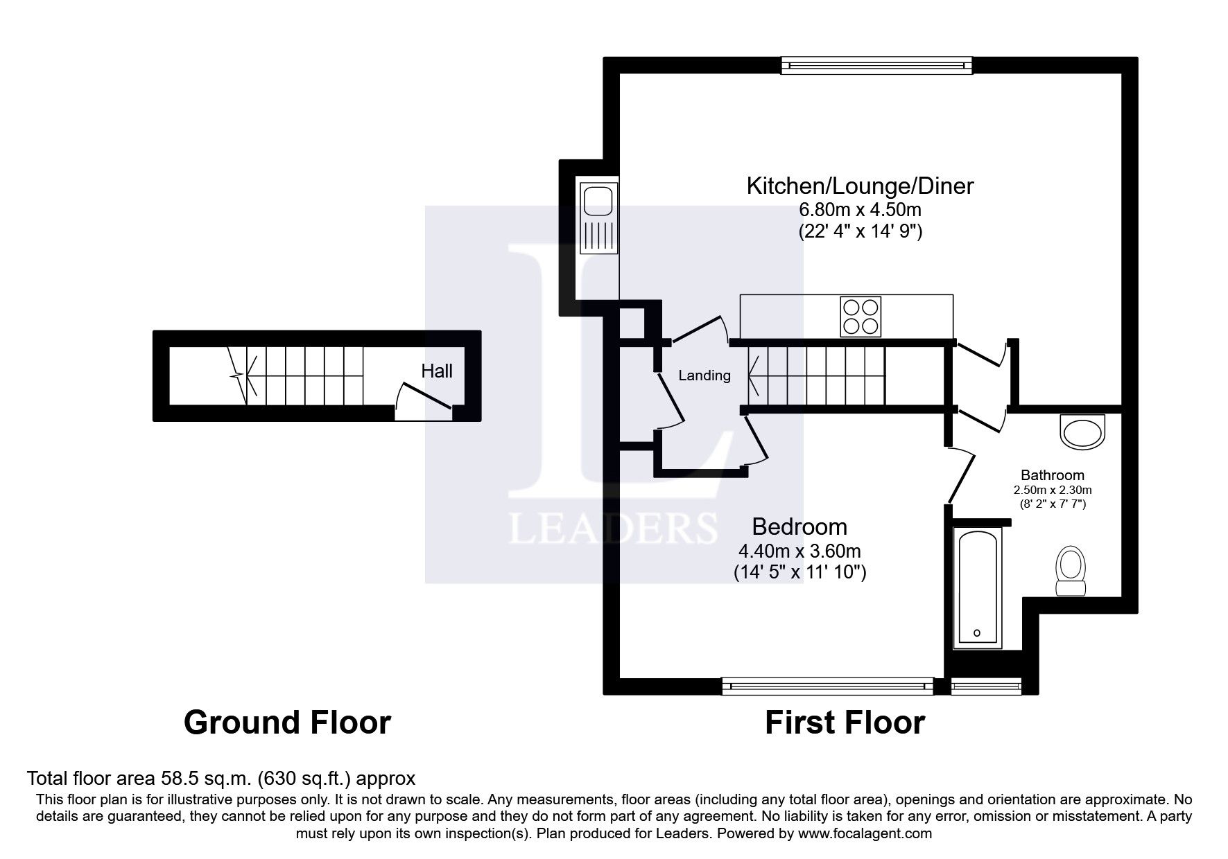 1 bed for sale in Batley House, 46 Peartree Avenue