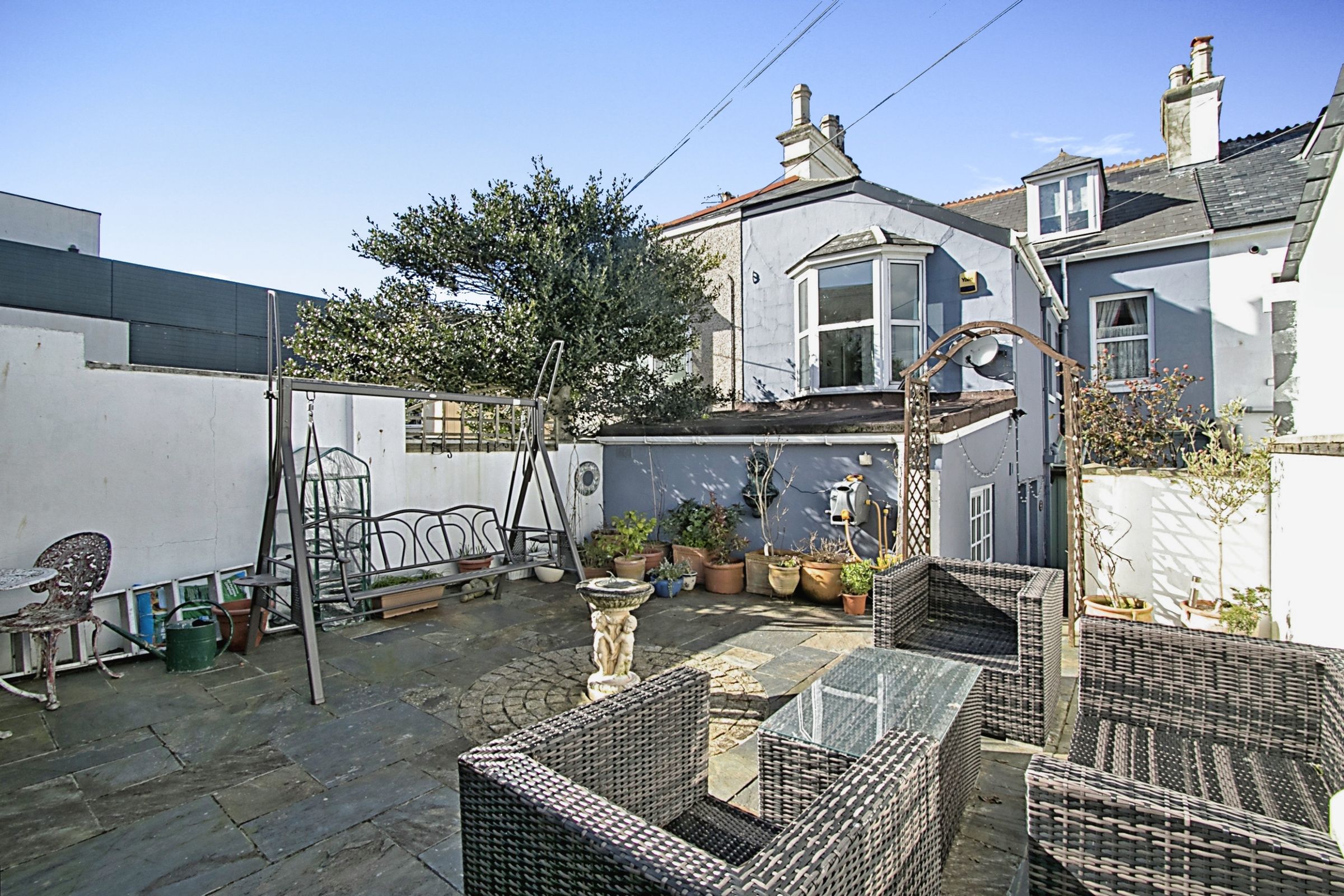 4 bed terraced house for sale in Trebarwith Crescent, Newquay, Cornwall