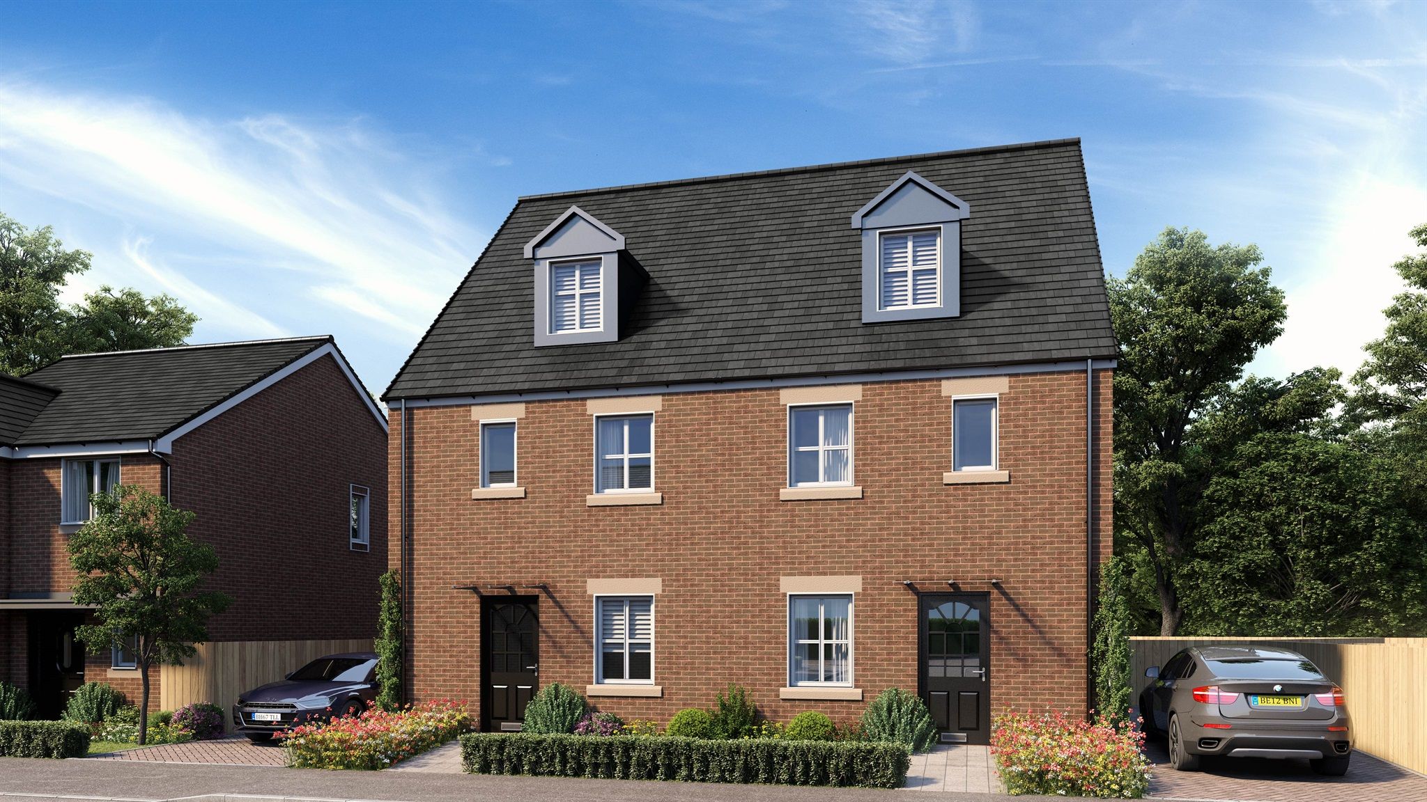 New home, 3 bed detached house for sale in Bunkers Hill Lane, Bilston